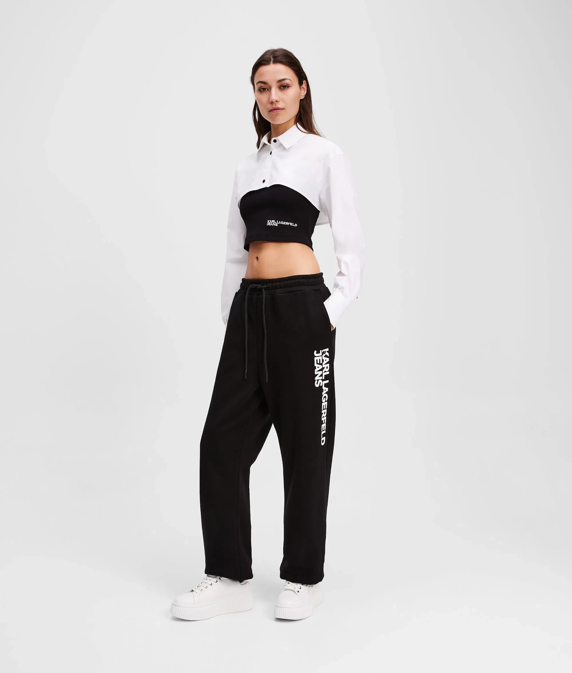 Karl Lagerfeld Slim - Fit Sweatpants Black