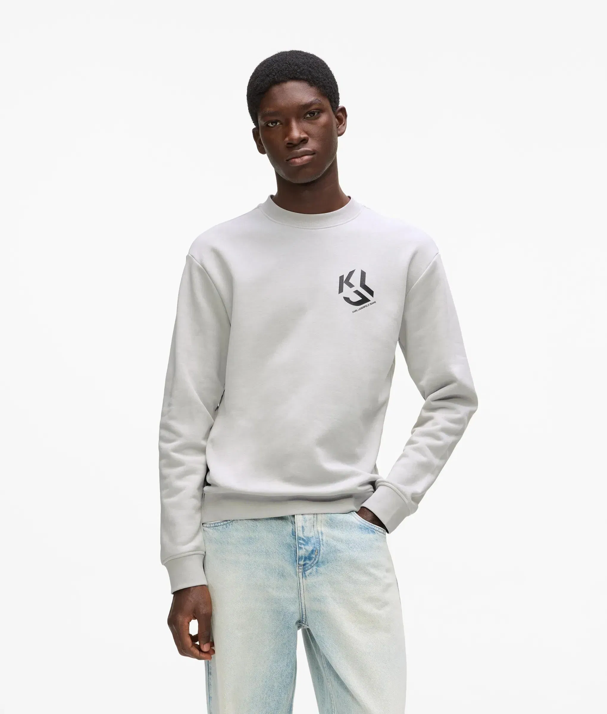 Karl Lagerfeld Monogram Patch Sweatshirt Micro Chip