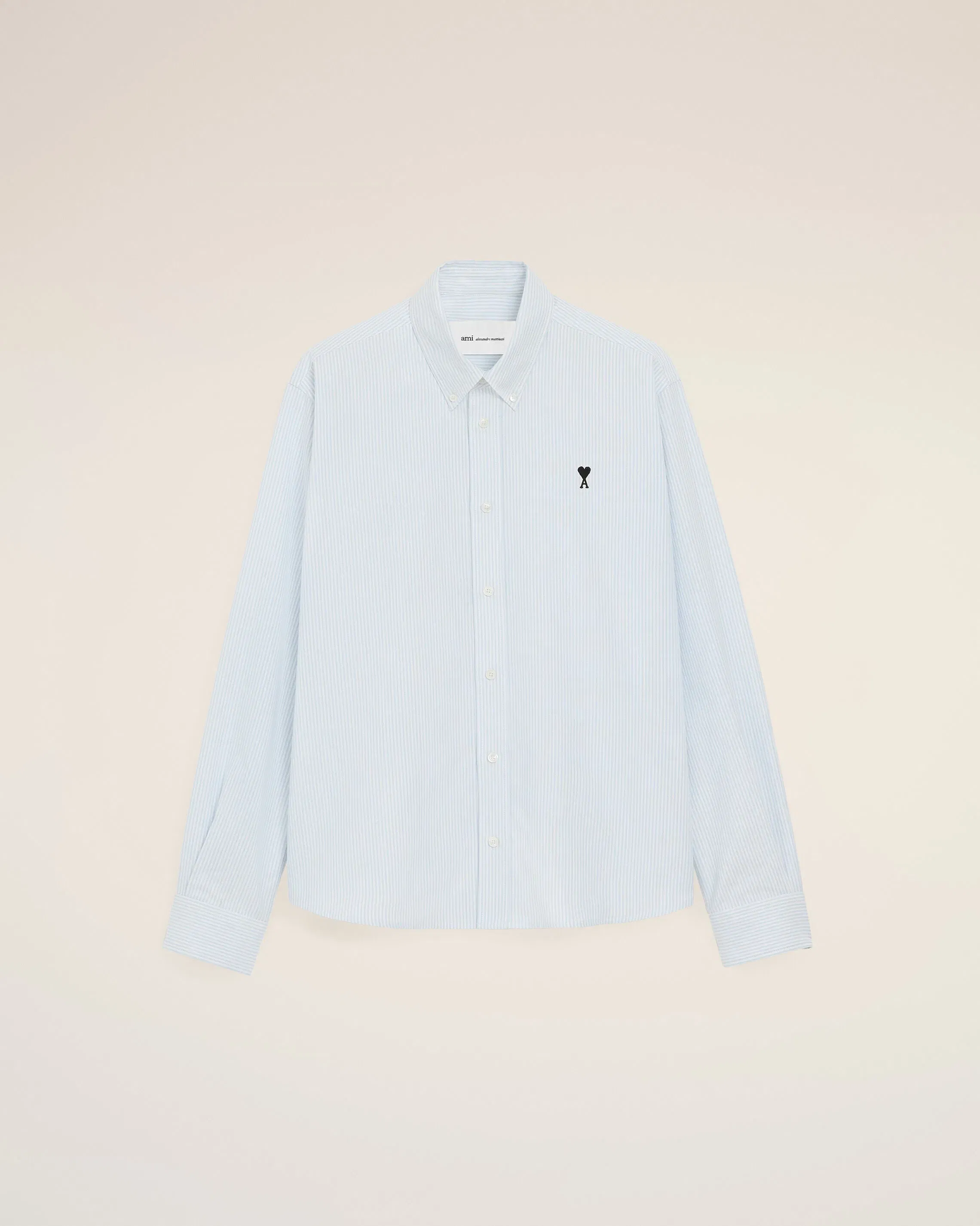 Blue Cotton Ami De Coeur Oxford Shirt