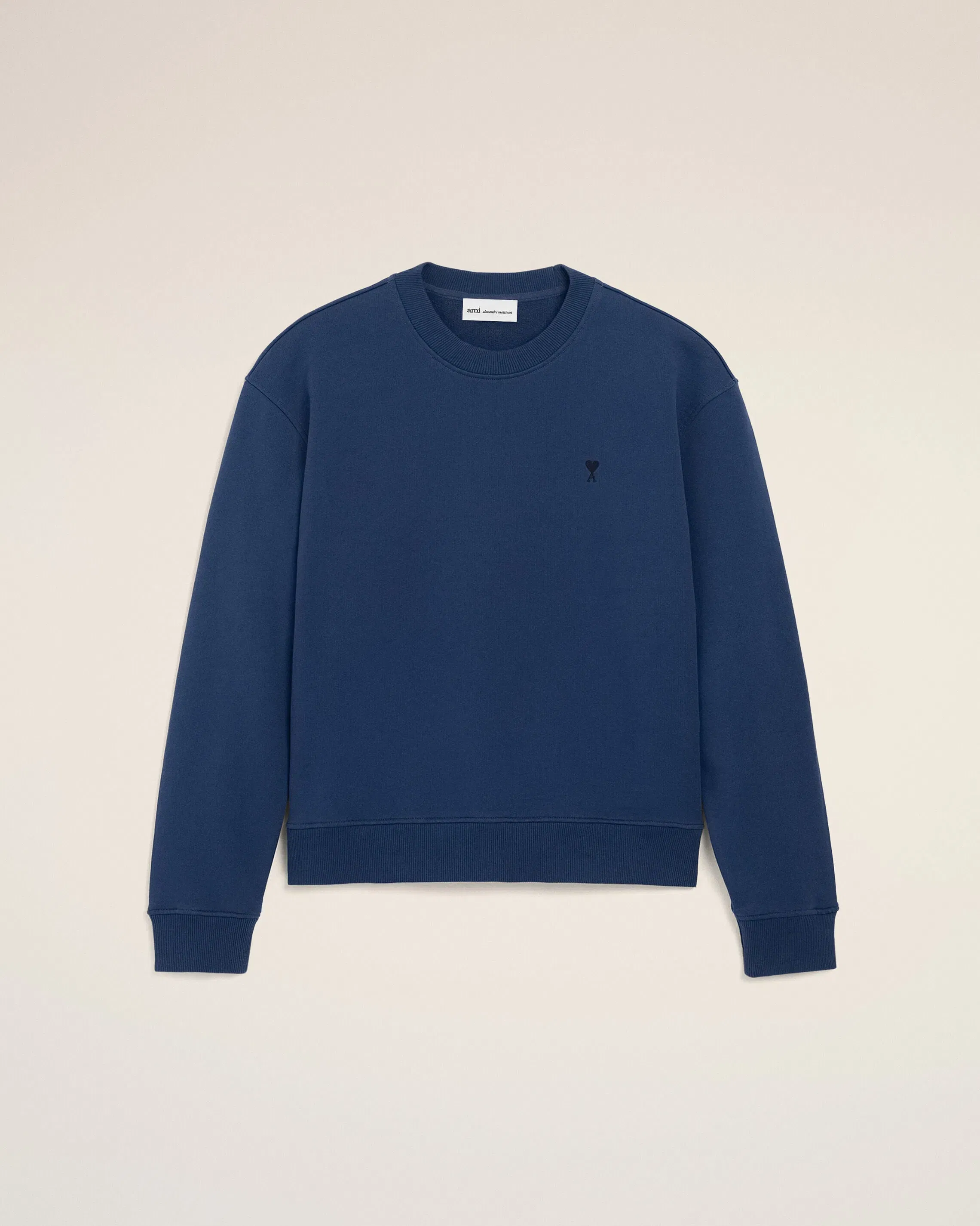 Blue Cotton Ami De Coeur Sweatshirt Ink
