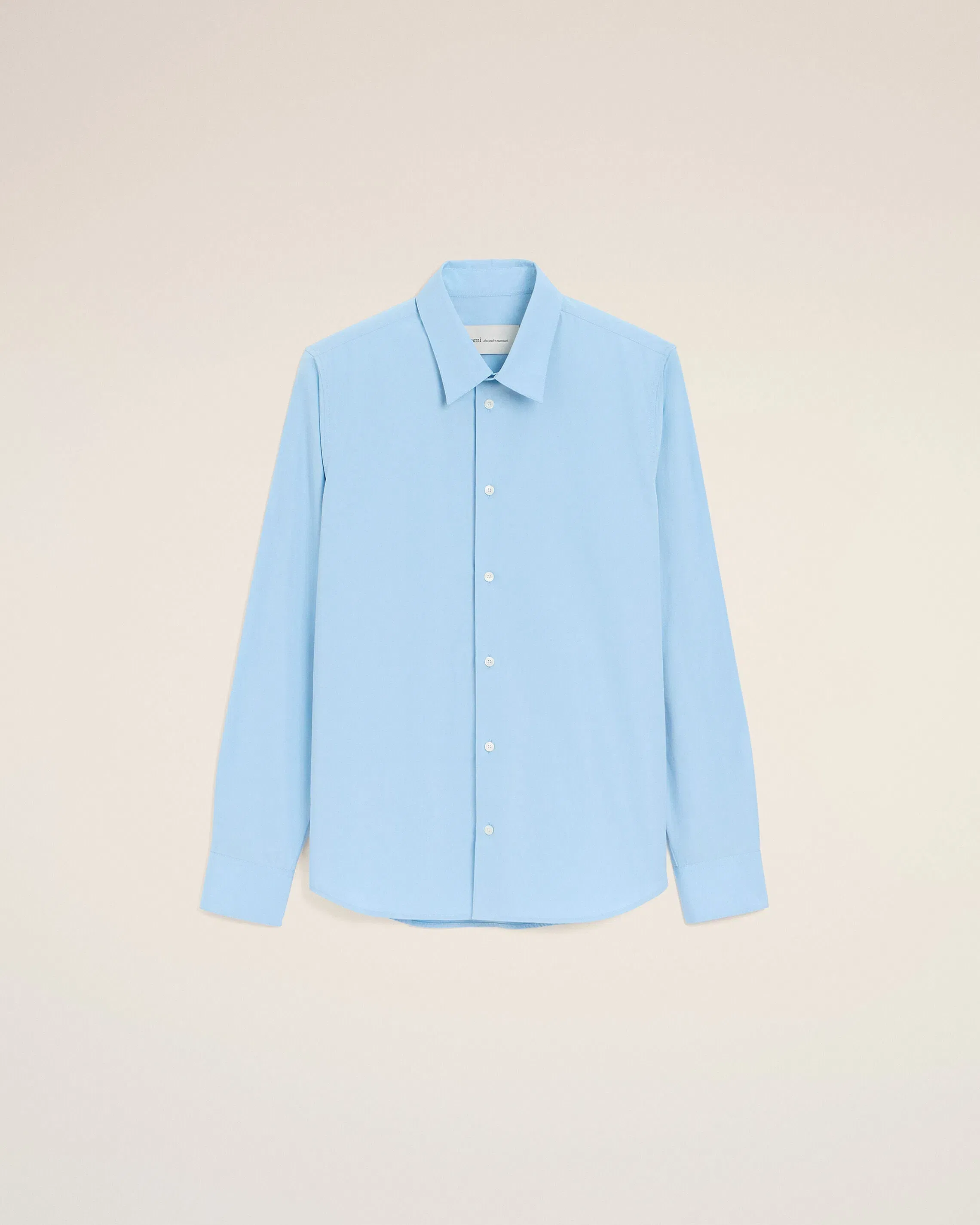 Blue Cotton Tailor Embroidered Ami De Coeur Shirt