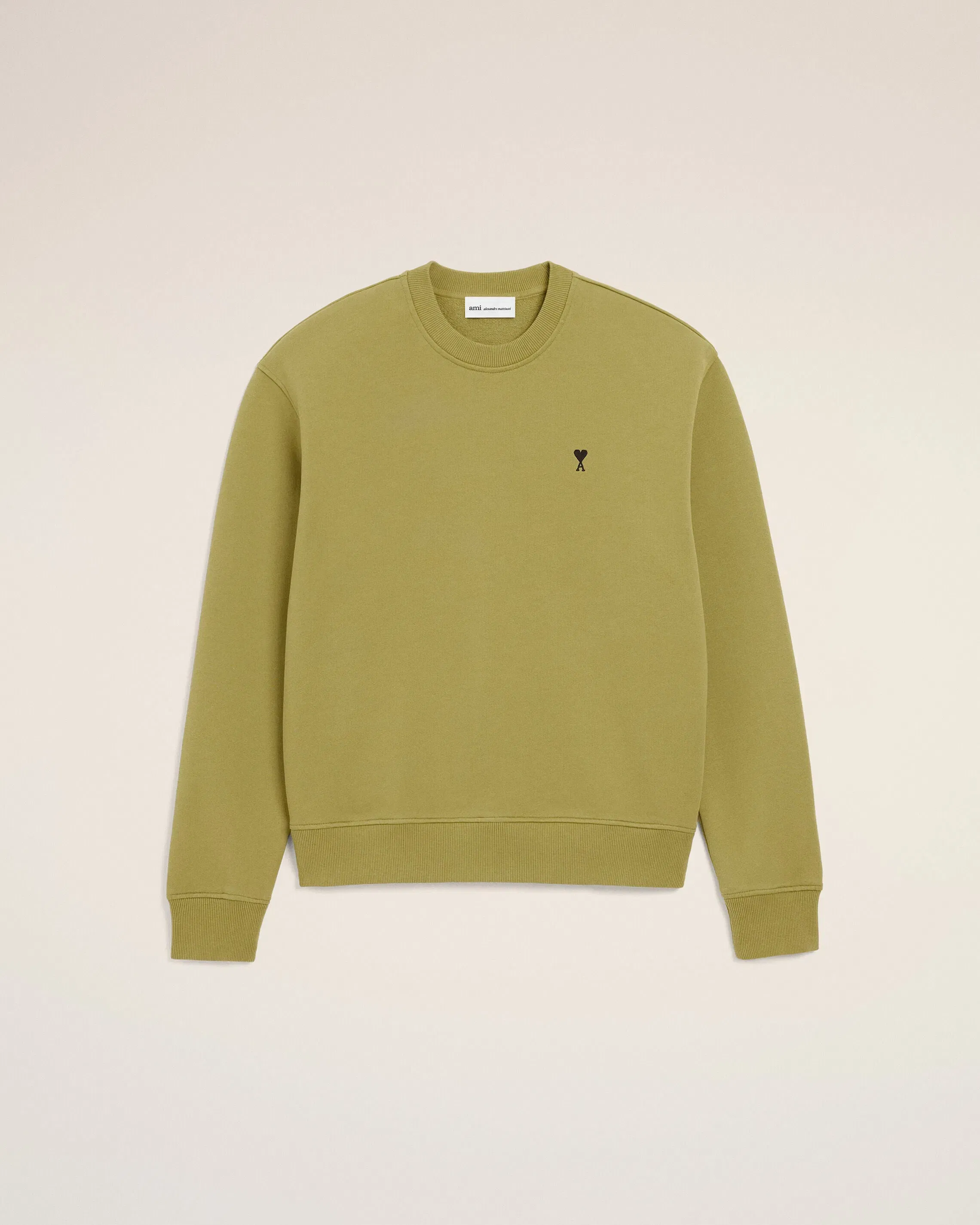 Green Cotton Ami De Coeur Sweatshirt Matcha