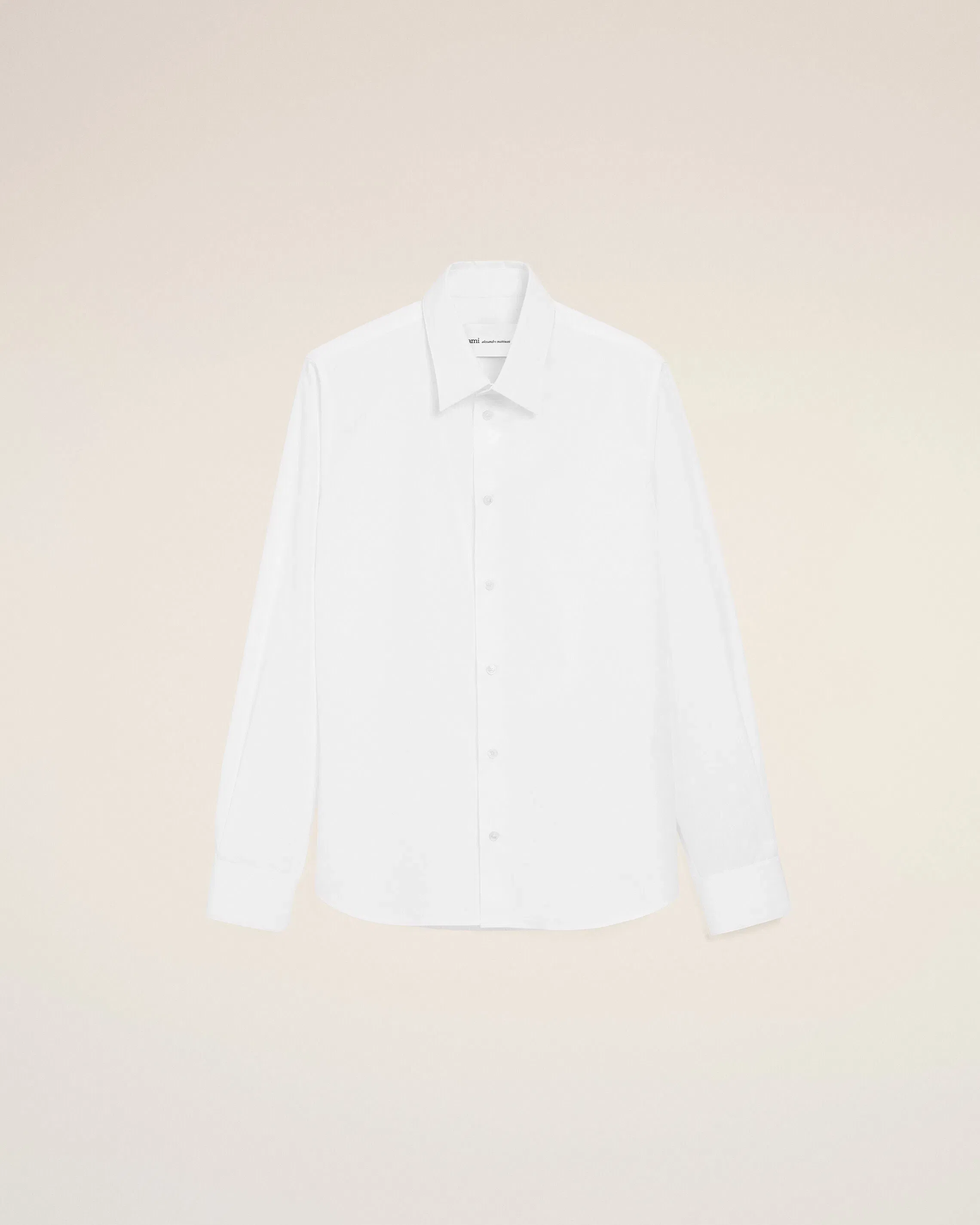 White Cotton Tailor Embroidered Ami De Coeur Shirt