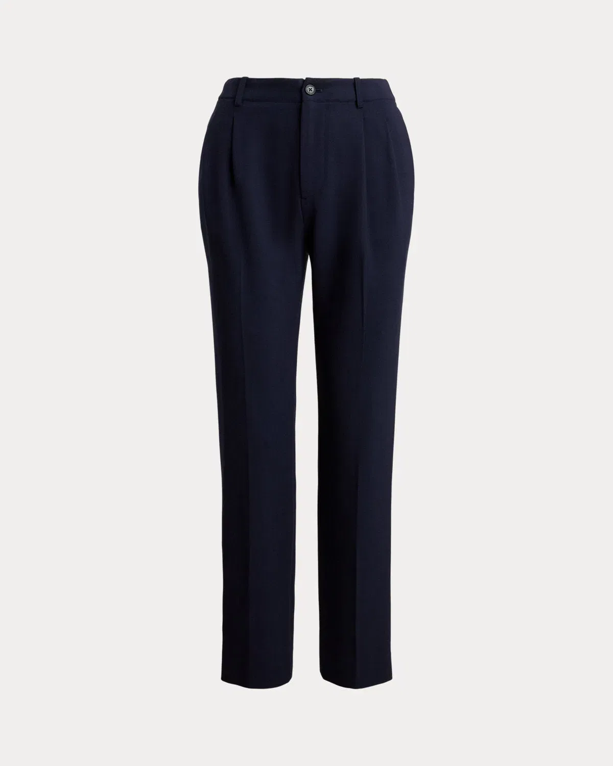 Ralph Lauren Pleated Tricotine Tapered Pant
