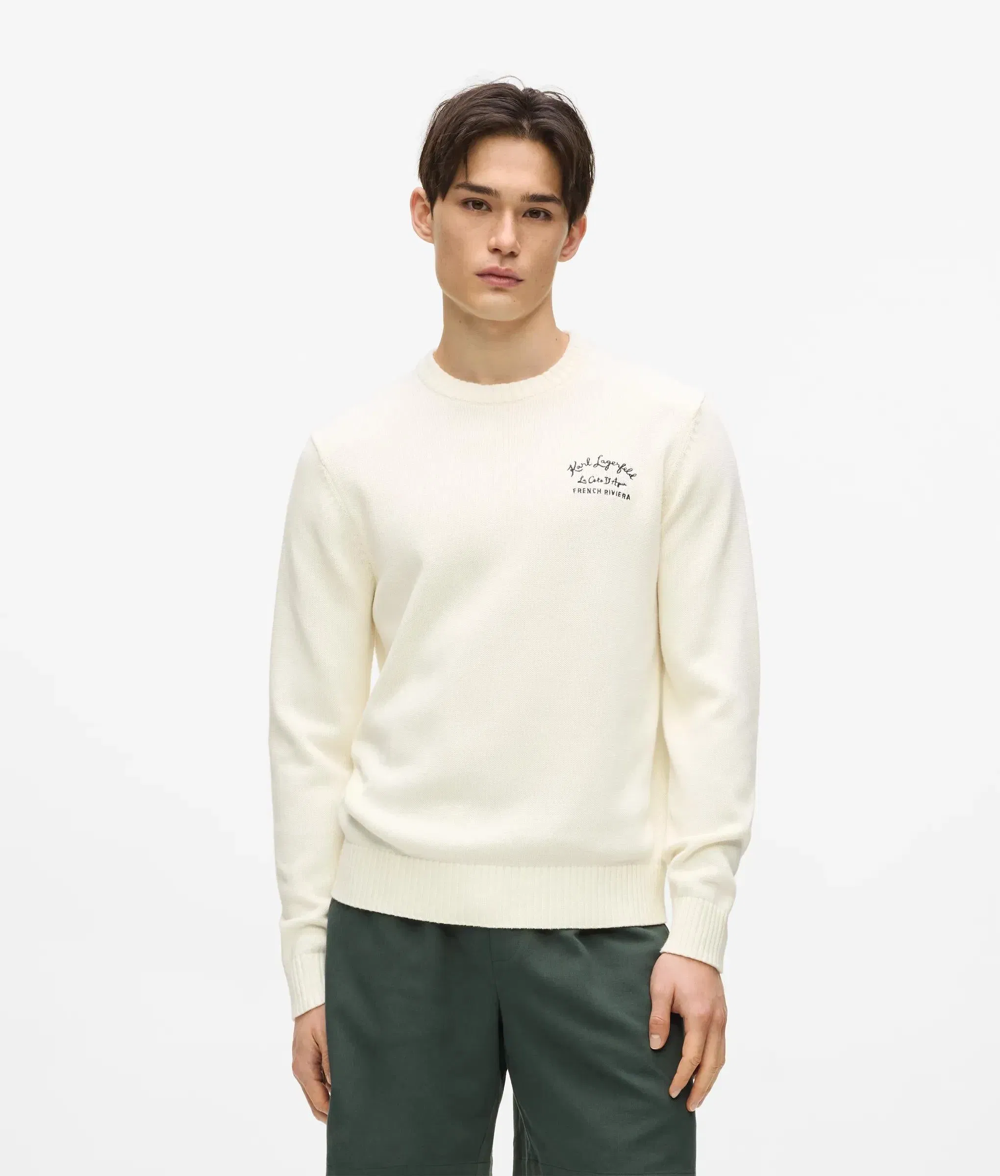Karl Lagerfeld Côte D'Azur Sweater Cannoli Cream