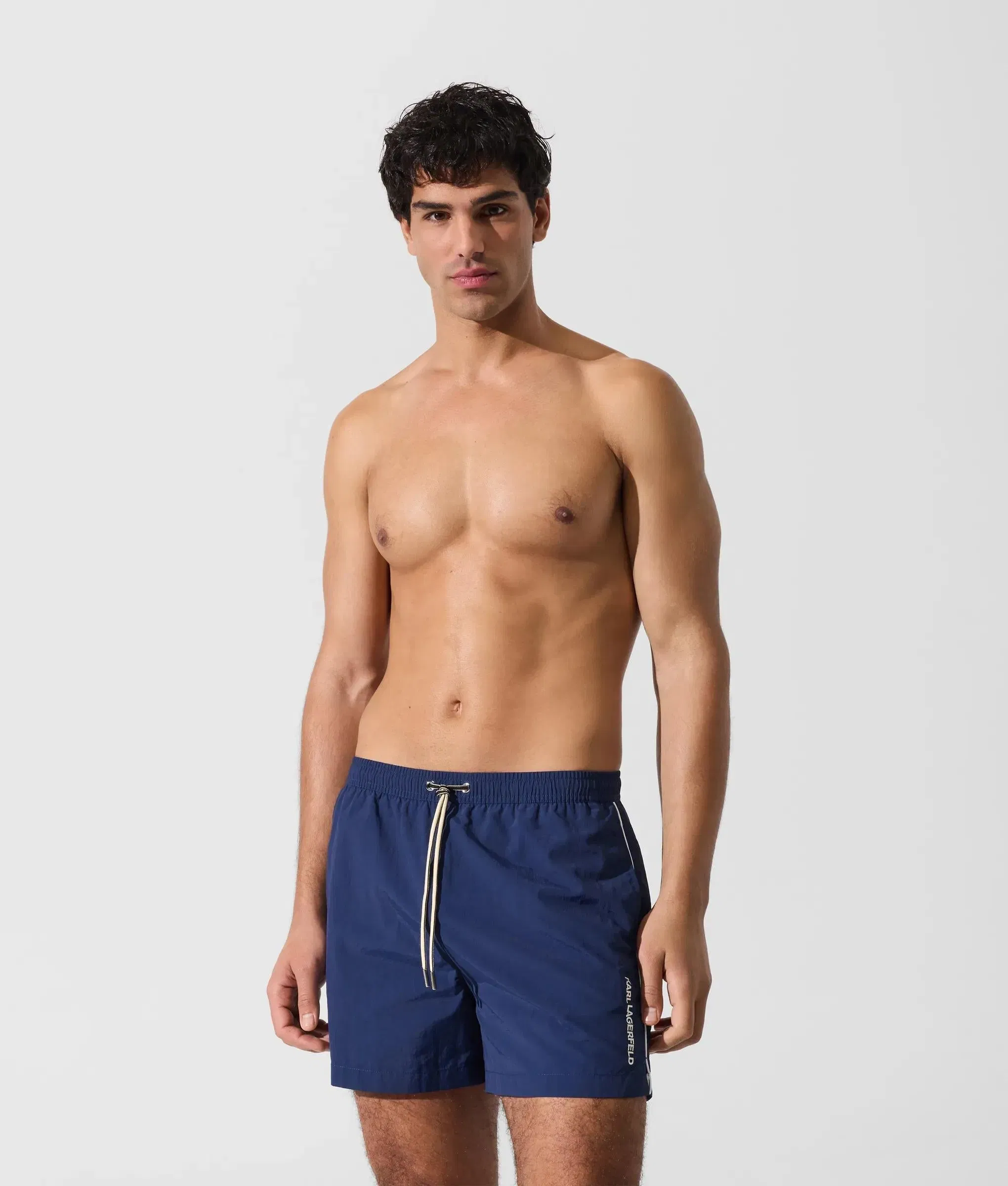Karl Lagerfeld Nautical Short Boardshorts Medieval Blue
