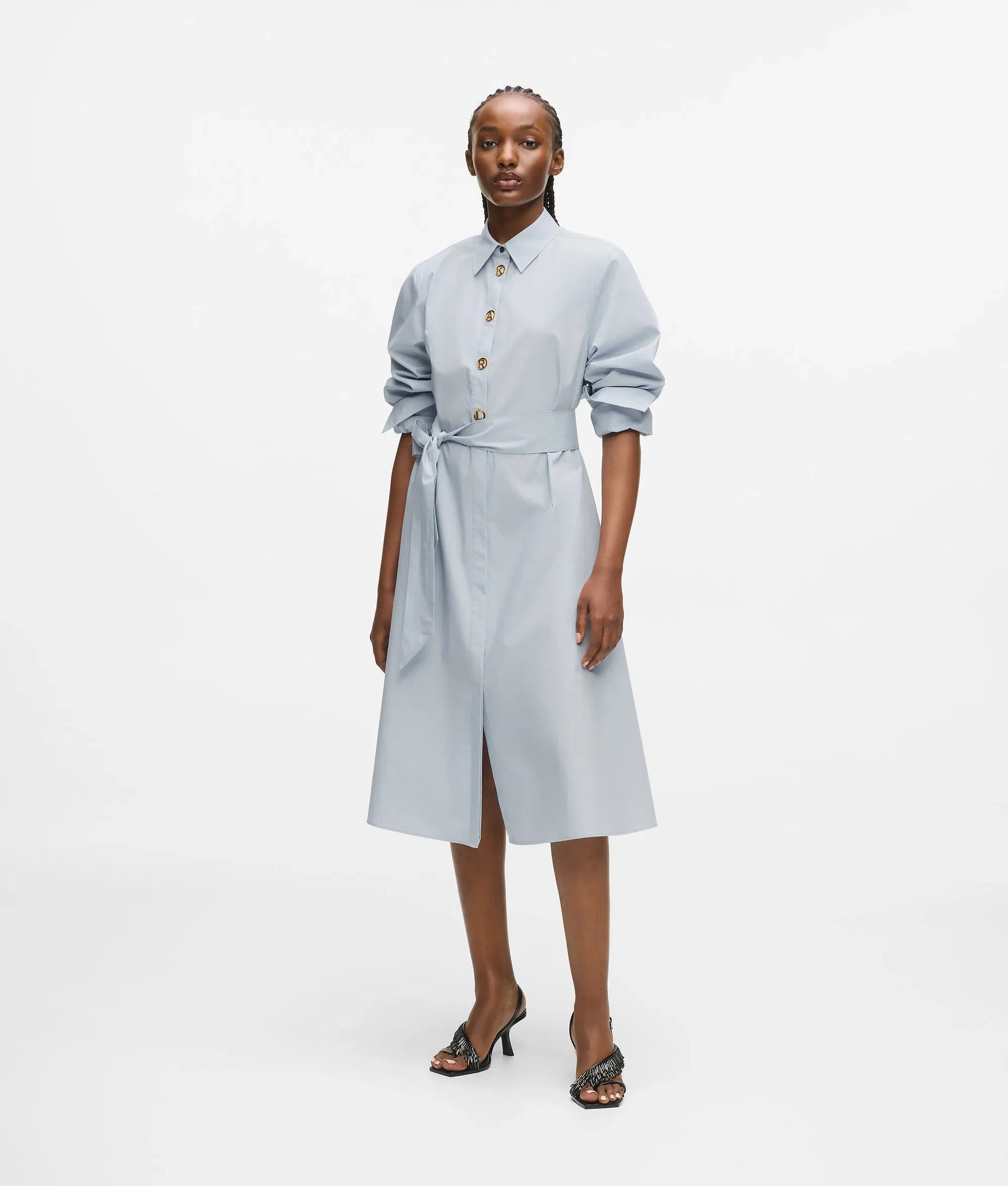 Karl Lagerfeld Karl Letters Shirt Dress Kentucky Blue