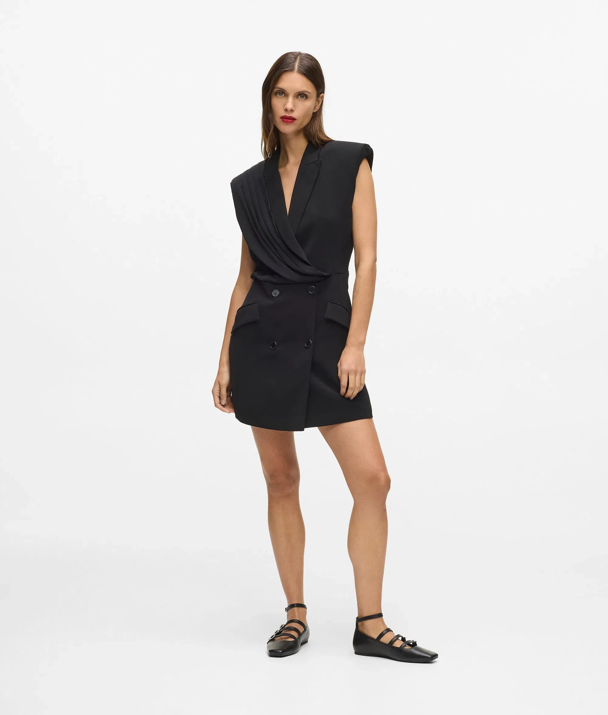 Karl Lagerfeld Karl Dna Blazer Dress Black