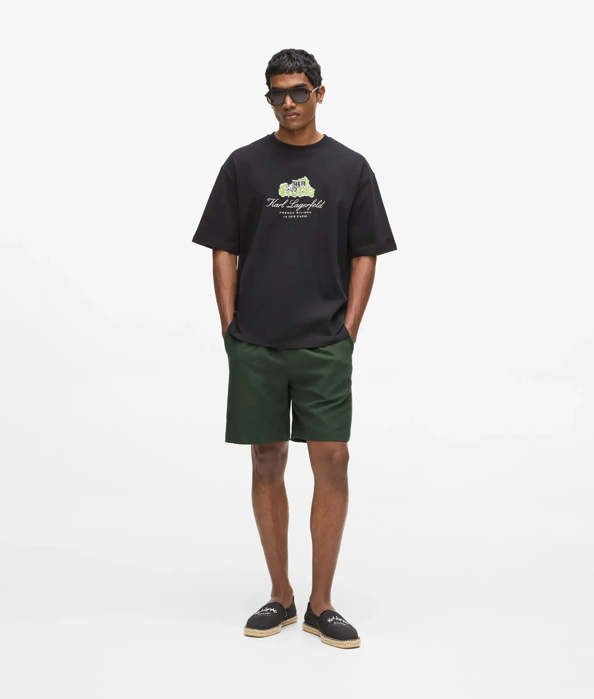 Karl Lagerfeld Côte D'Azur Shorts Deep Forest