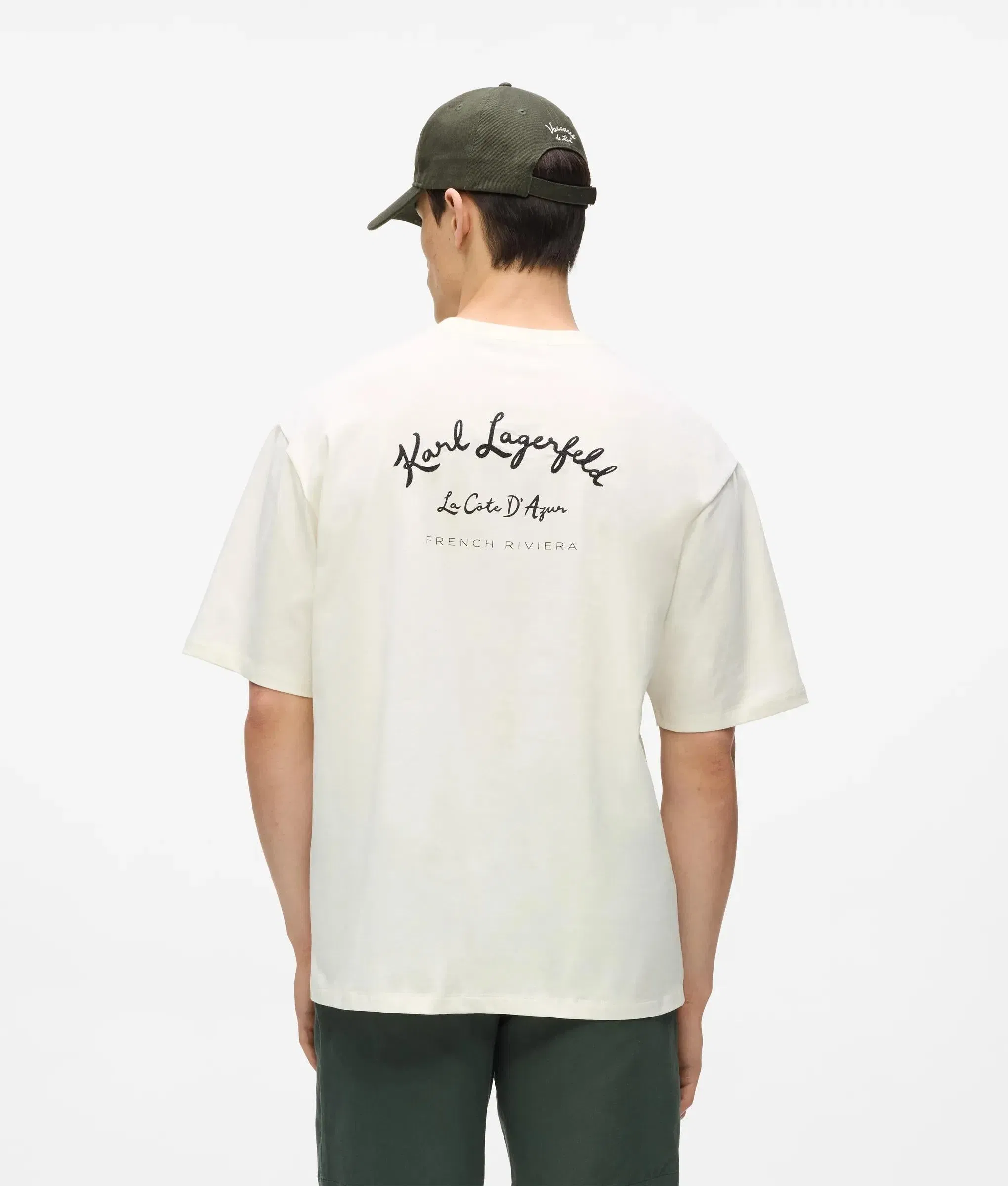 Karl Lagerfeld Côte D'Azur T - Shirt Cannoli Cream