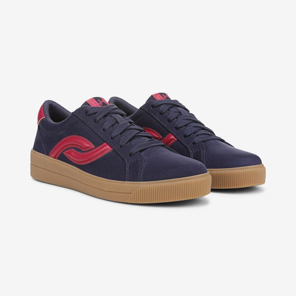 Ryka Viv Next Lace Up Sneaker Academy Blue Microfiber Women's