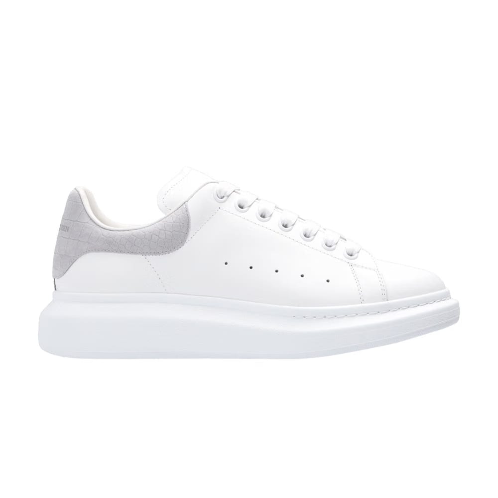 Alexander McQueen Oversized Sneaker Light Grey Crocodile