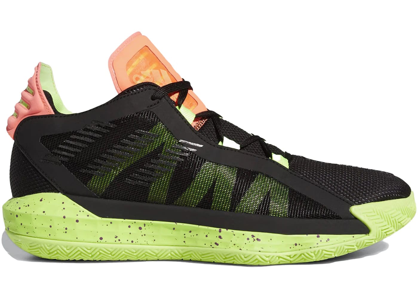 Adidas Dame 6 Signal Green Coral