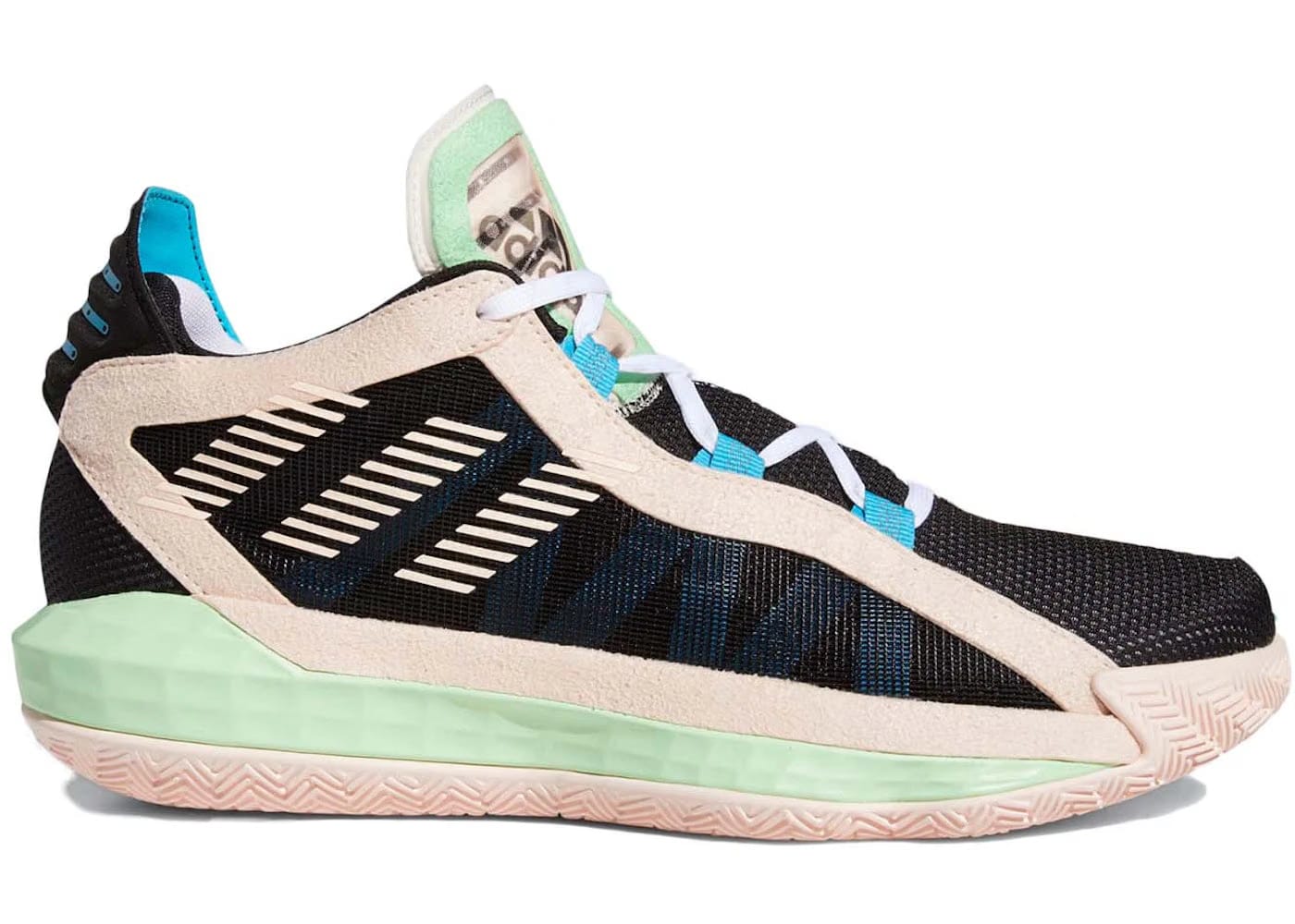 Adidas Dame 6 Black Pink Mint