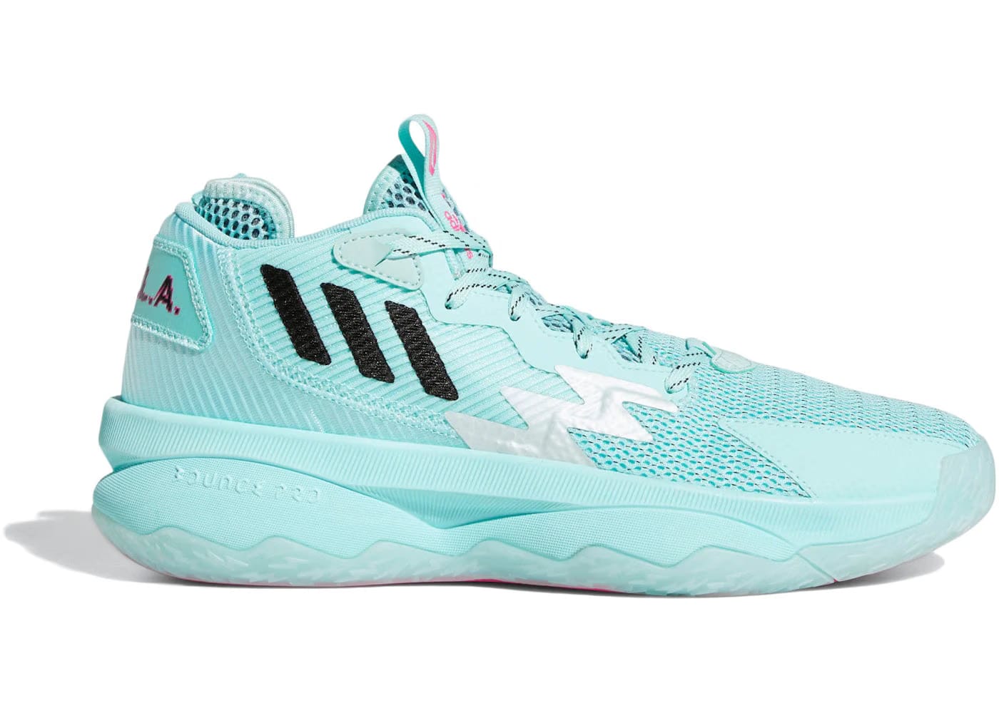 Adidas Dame 8 Dame Dalla Light Blue Pink