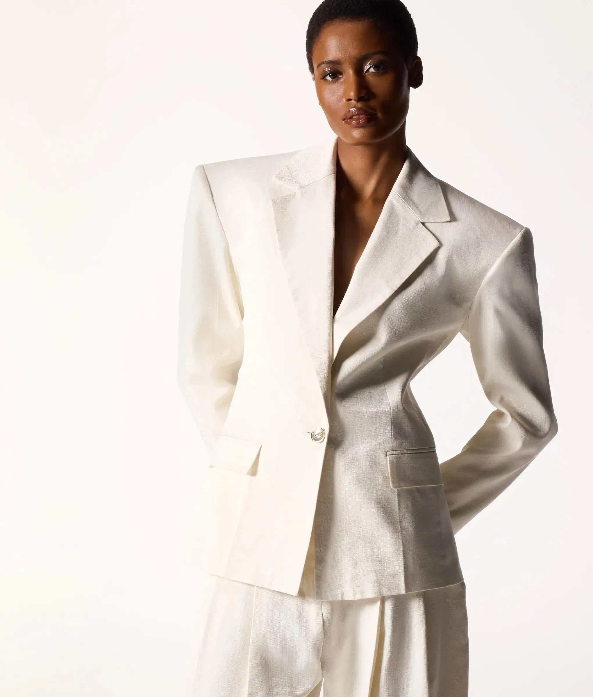 Karl Lagerfeld Kl Studio Structured Blazer Pristine
