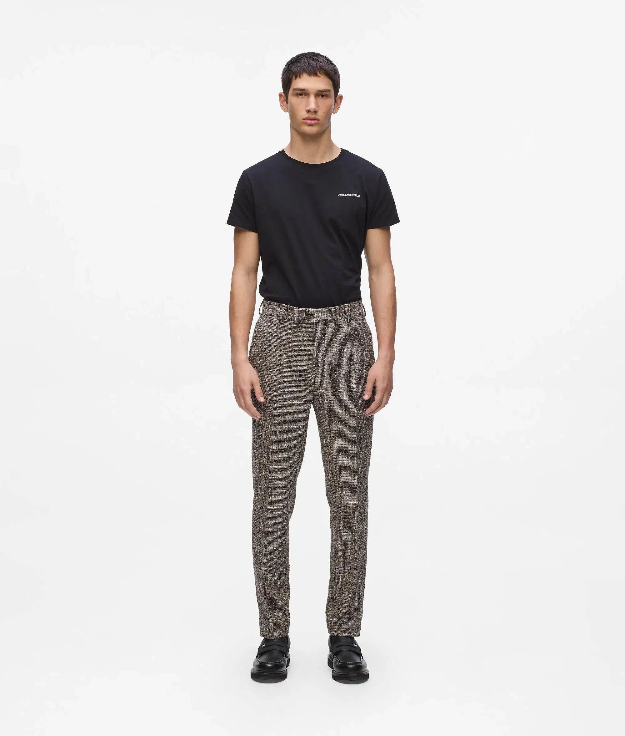 Karl Lagerfeld Tailored Pants Black/Brow