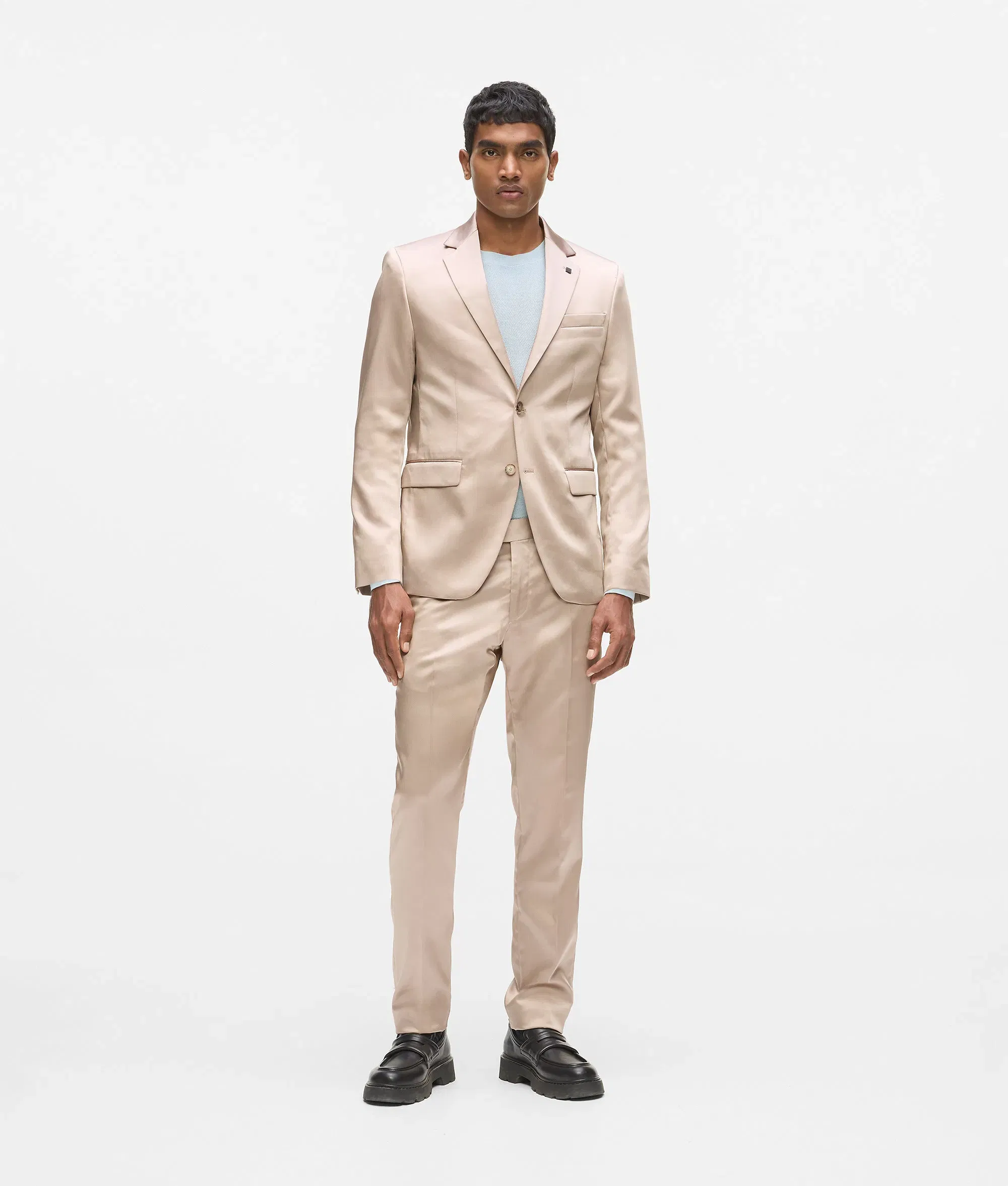 Karl Lagerfeld Satin Pants Camel