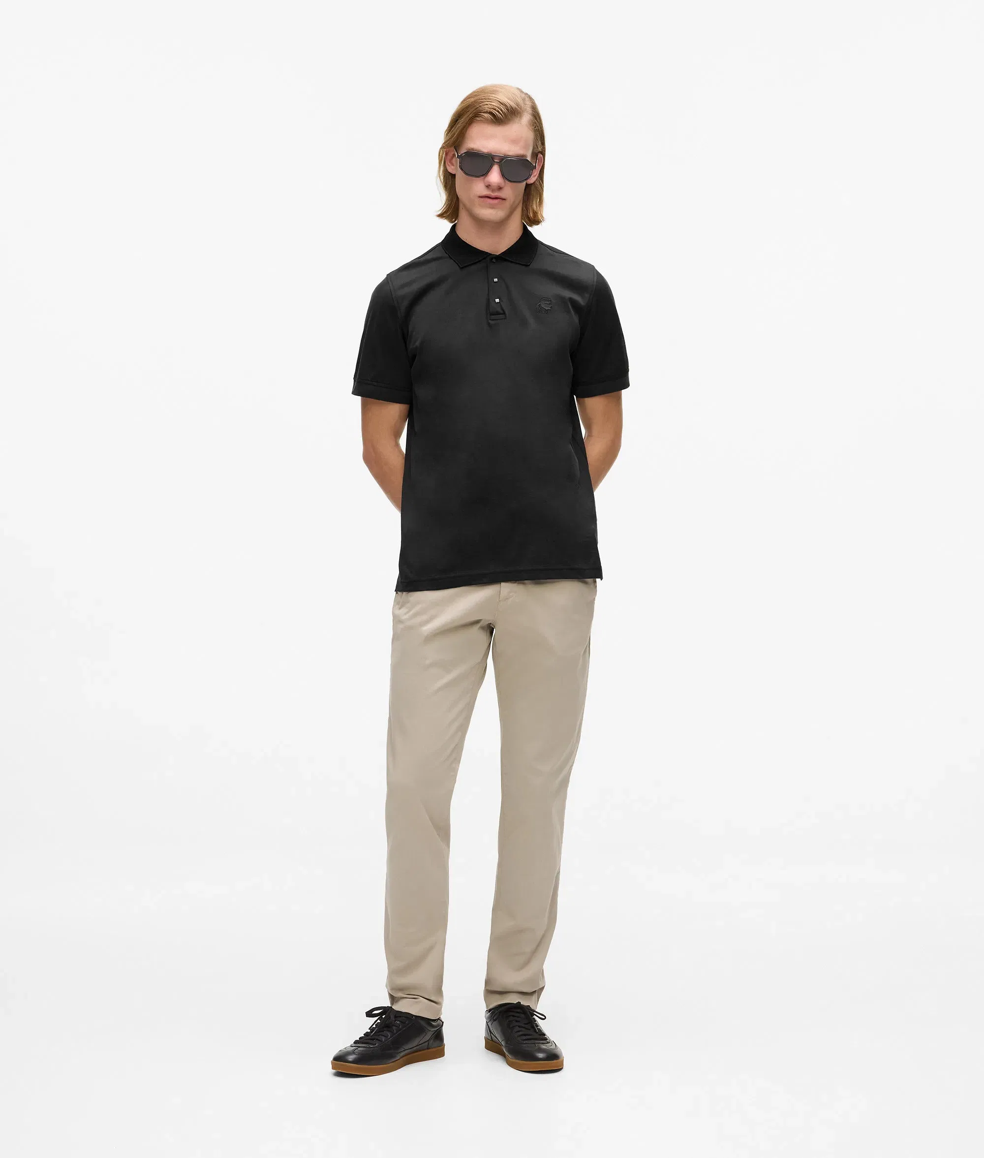 Karl Lagerfeld Classic Chino Pants Sand