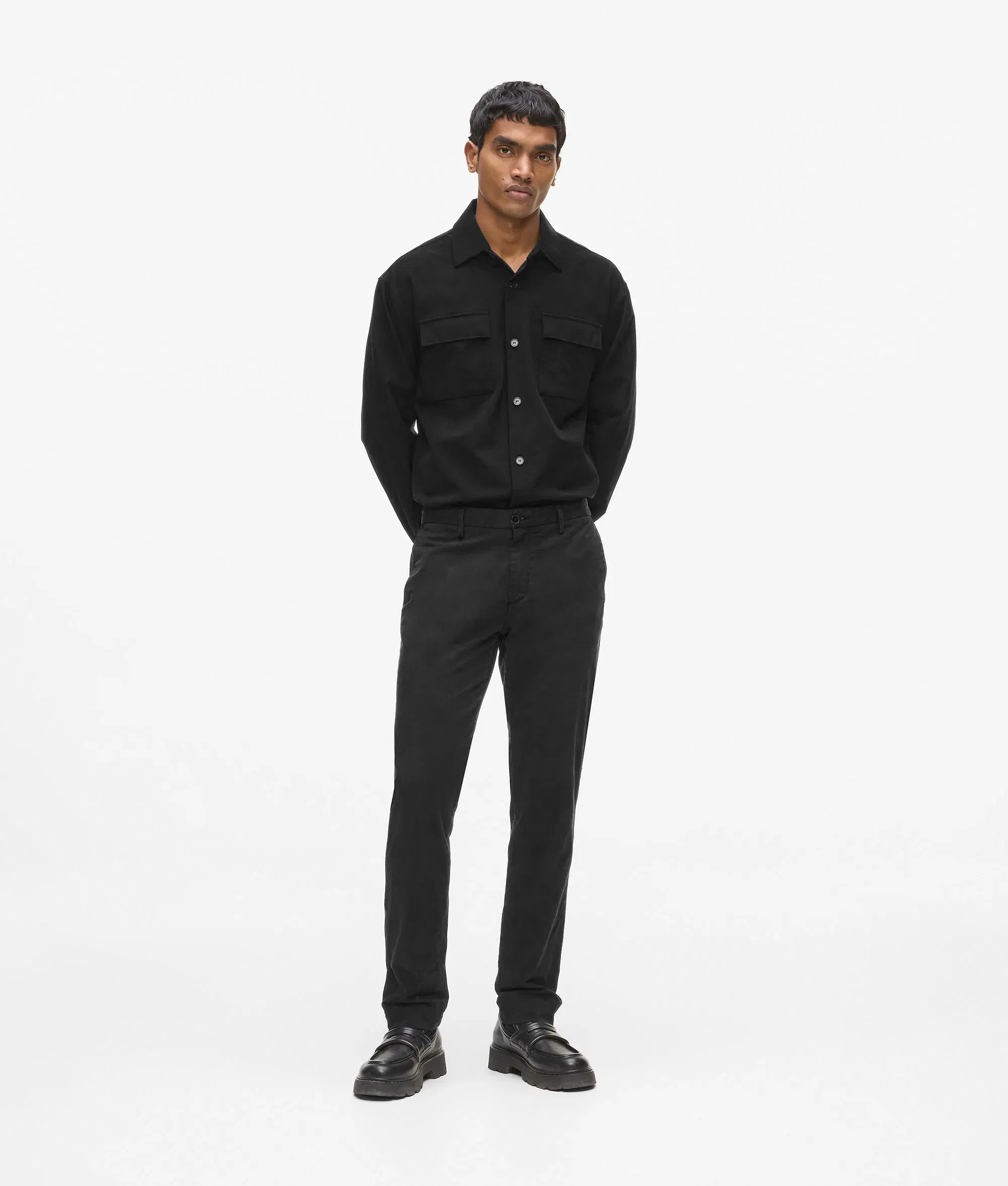Karl Lagerfeld Classic Chino Pants Black