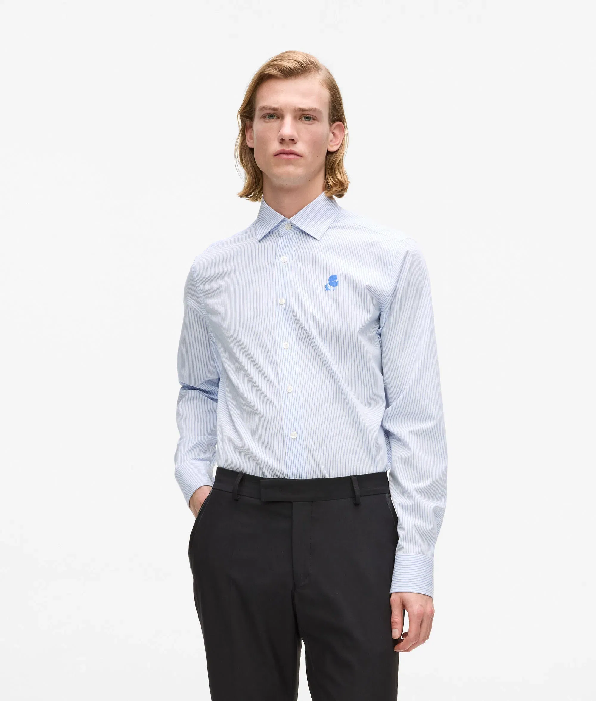 Karl Lagerfeld Kameo Classic Shirt Light Blue