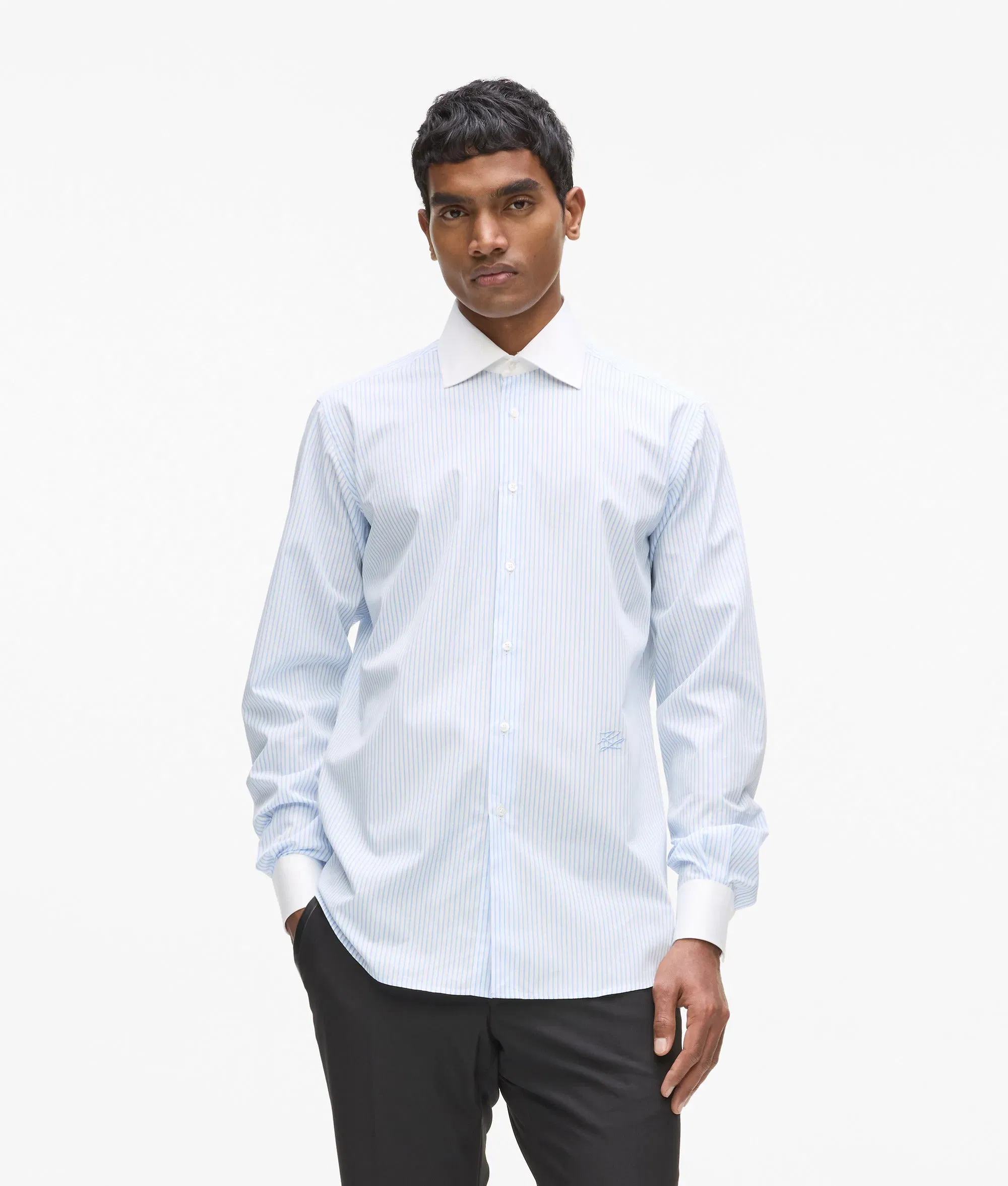 Karl Lagerfeld Striped Shirt Royal