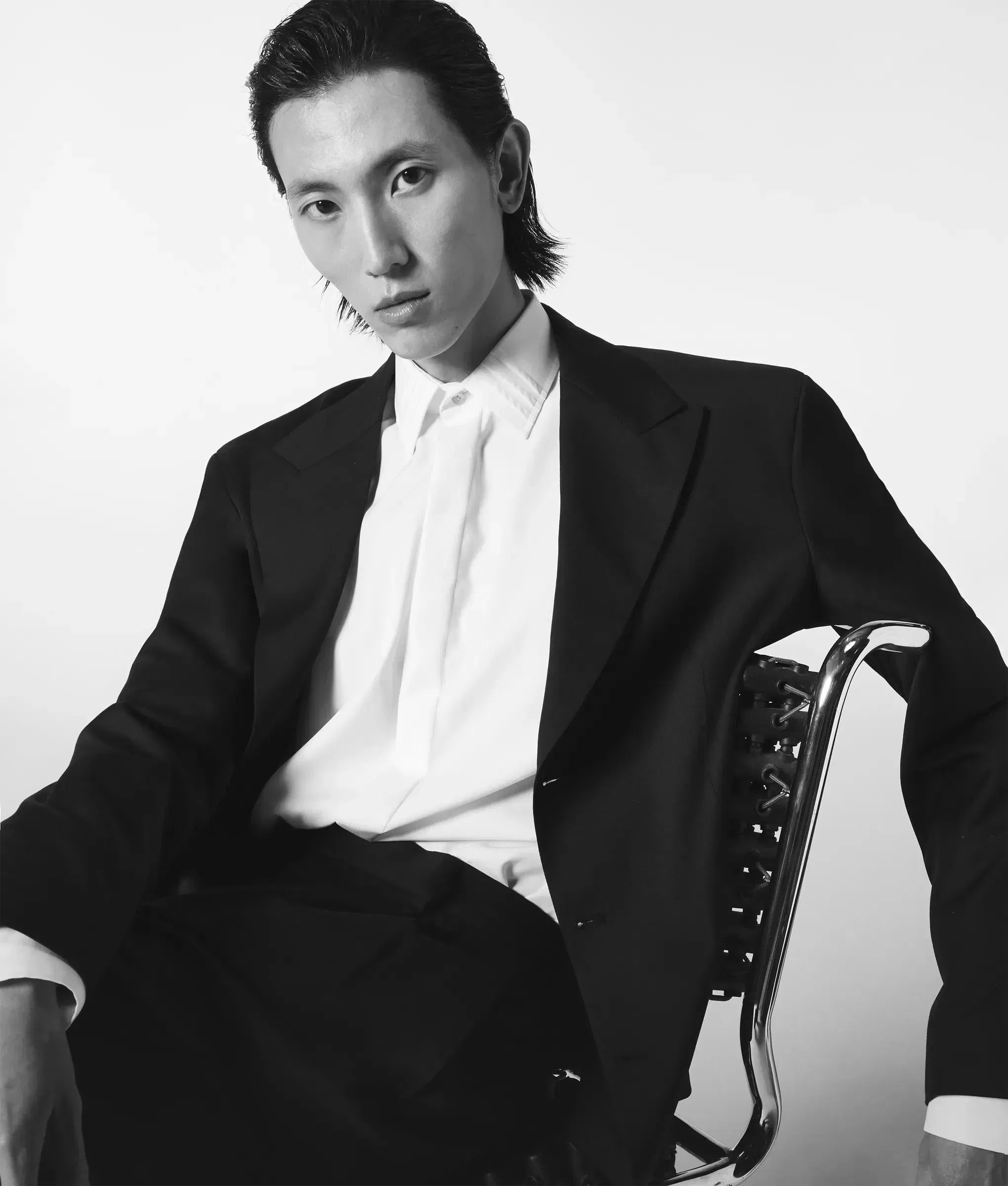 Karl Lagerfeld Kl Studio Single - Breasted Blazer Black