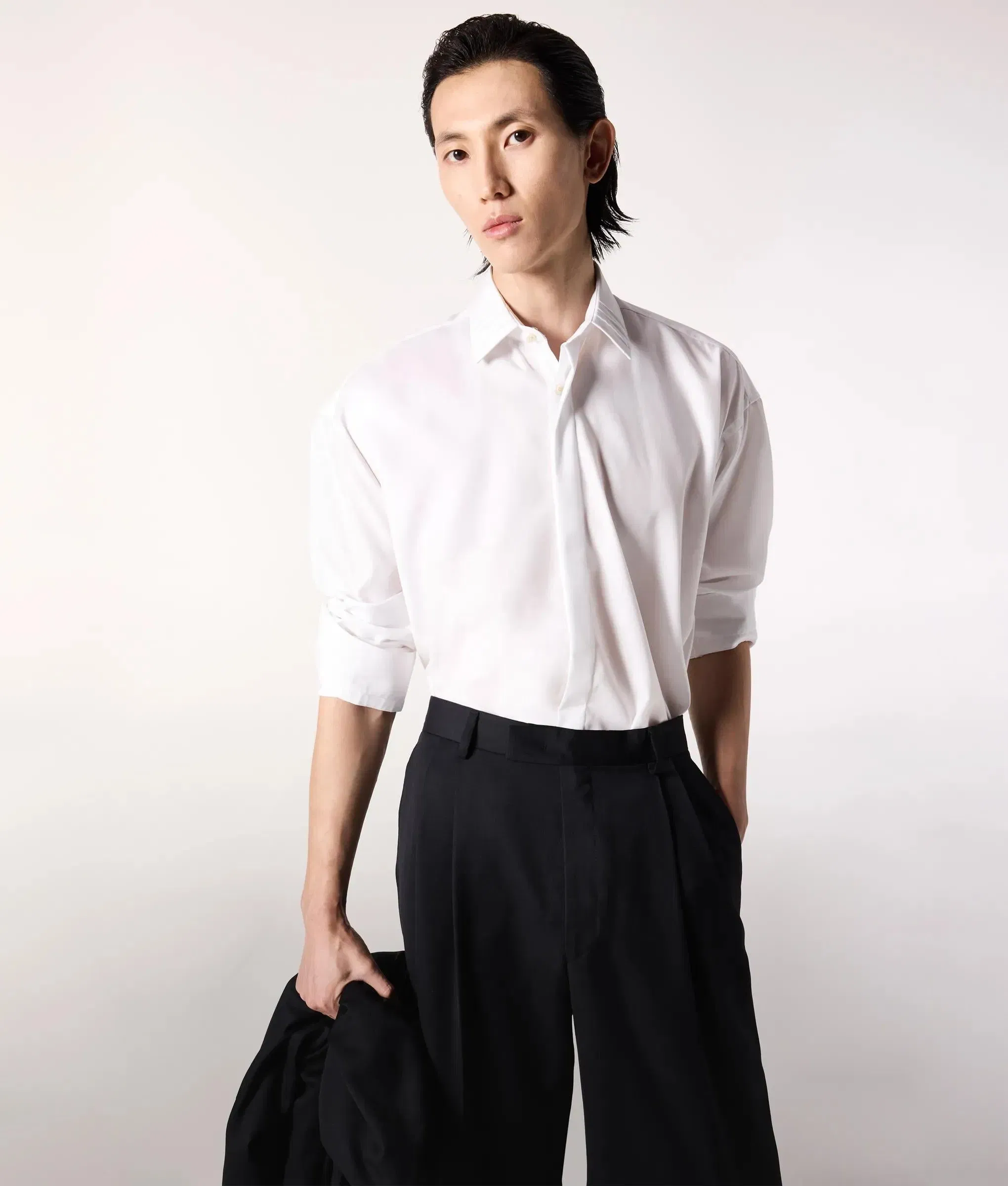 Karl Lagerfeld Kl Studio Loose - Fit Shirt White
