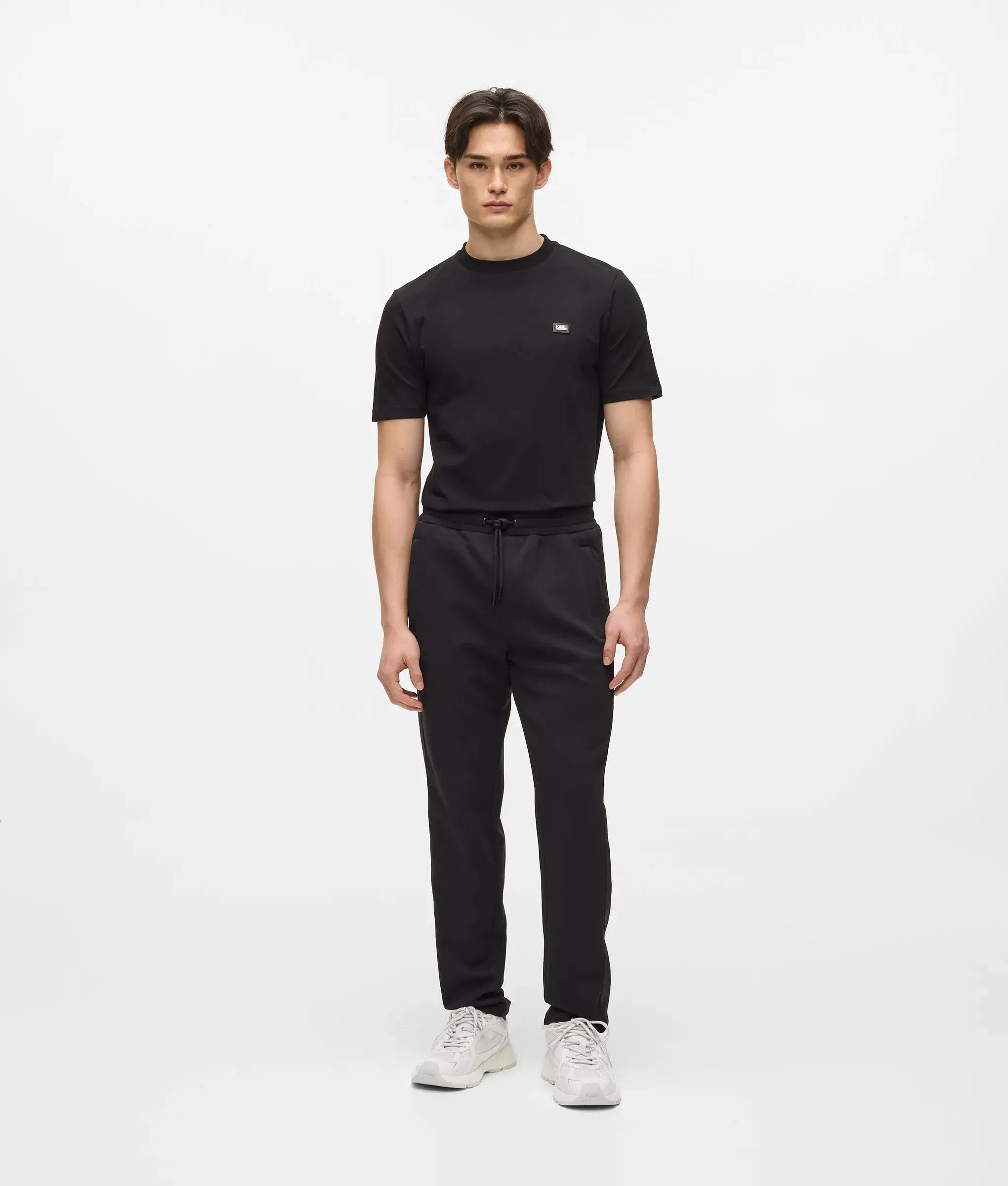 Karl Lagerfeld Logo Sweat Pants Black