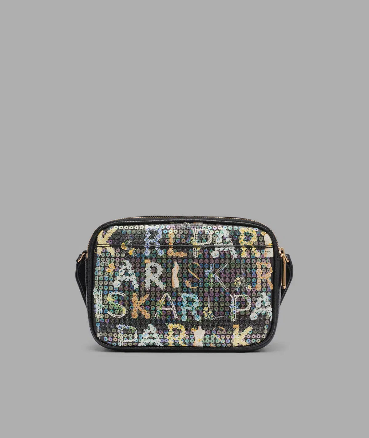 KarlLagerfeld Maybelle sequin crossbody black multi