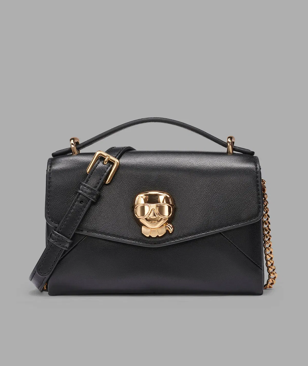 KarlLagerfeld Chantaye karl head crossbody black / gold