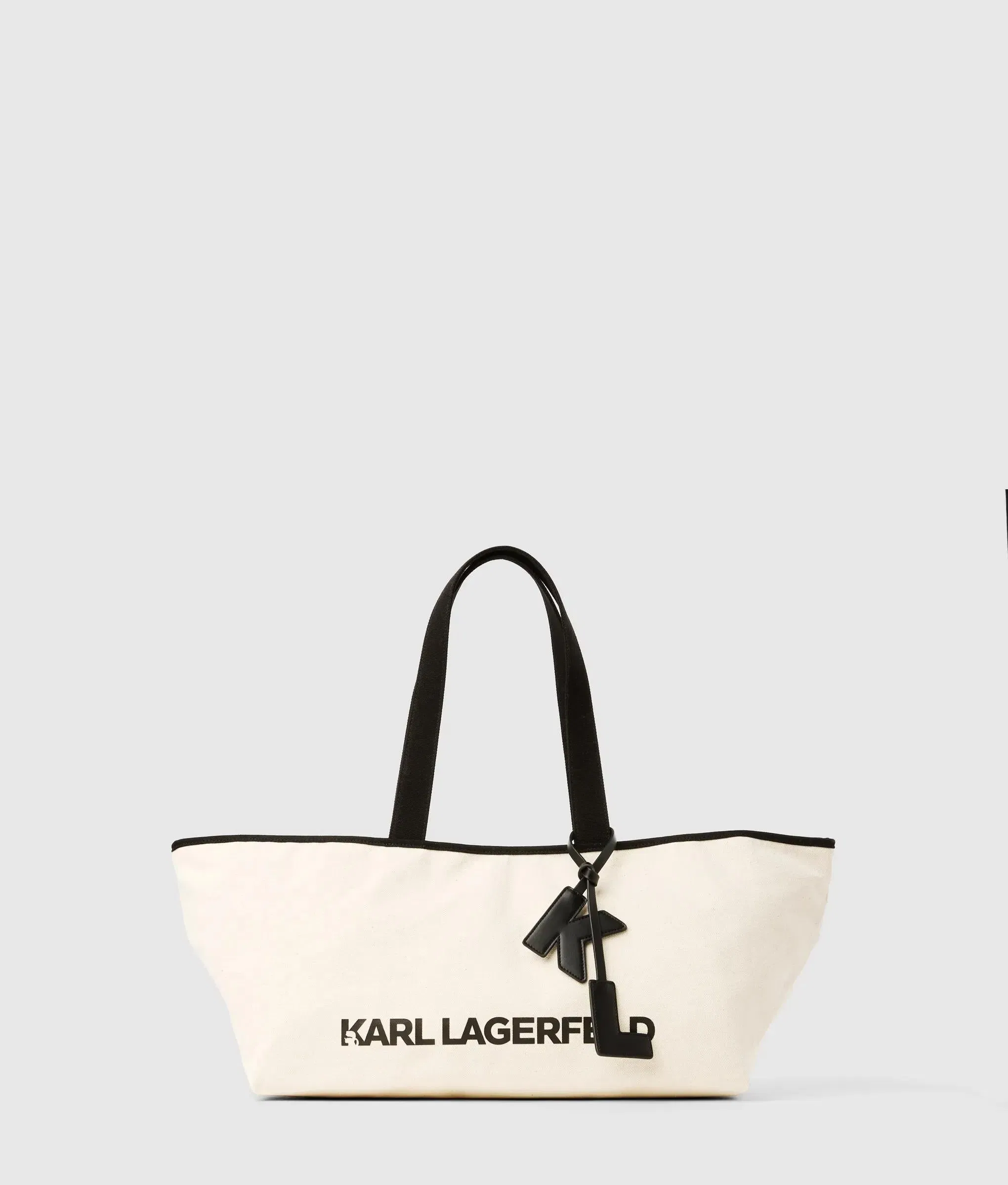 KarlLagerfeld Large Elongated Shopper Natural