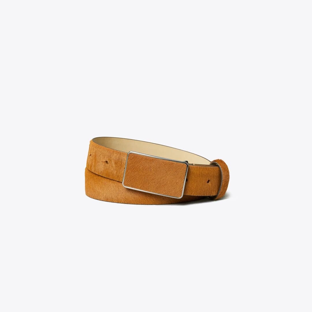 Tory Burch Plate Belt Mandorla