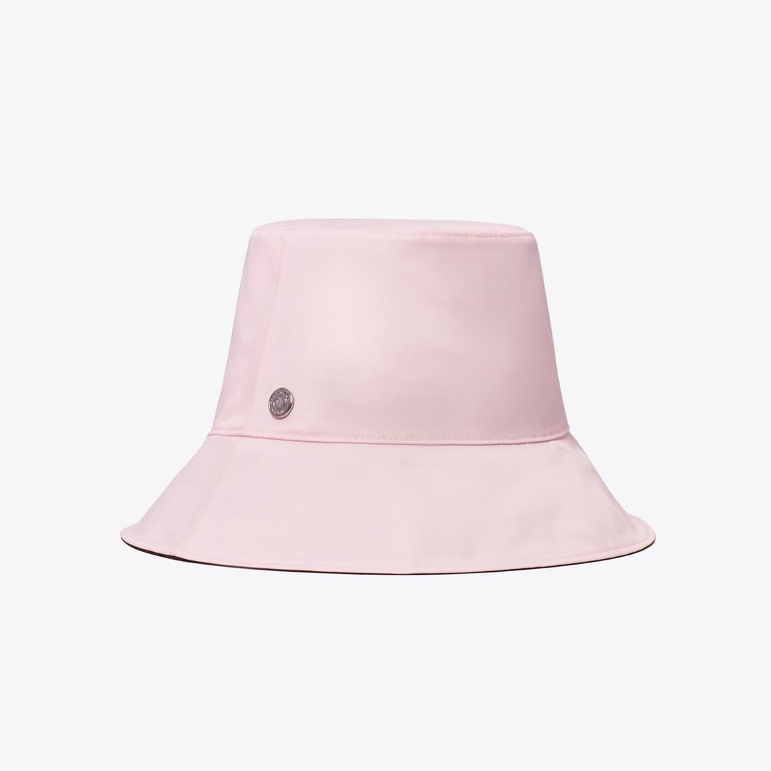 Tory Burch Twist Bucket Hat Rose Mist