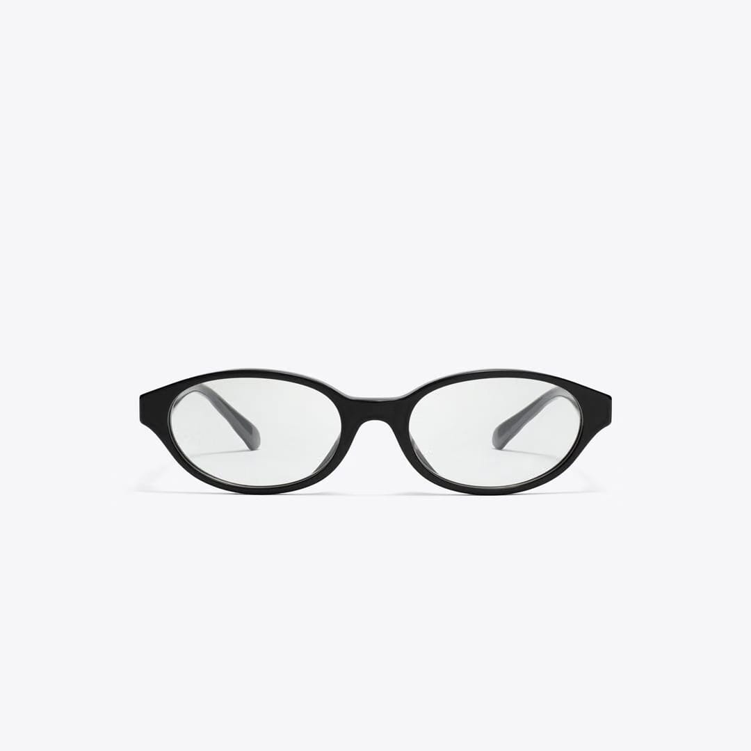 Tory Burch Kira Oval Eyeglasses BLACK