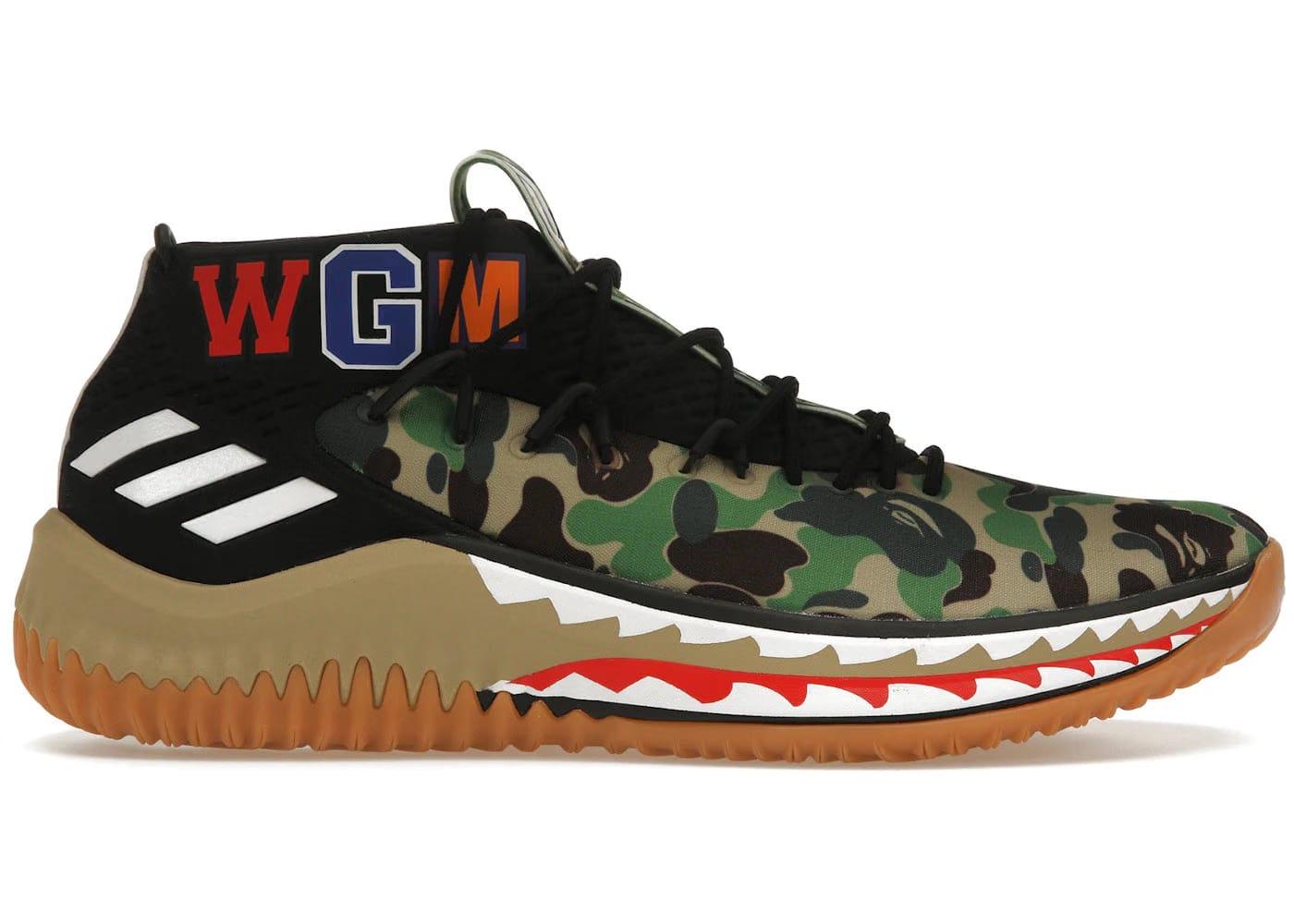 Adidas Dame 4 A Bathing Ape Camo