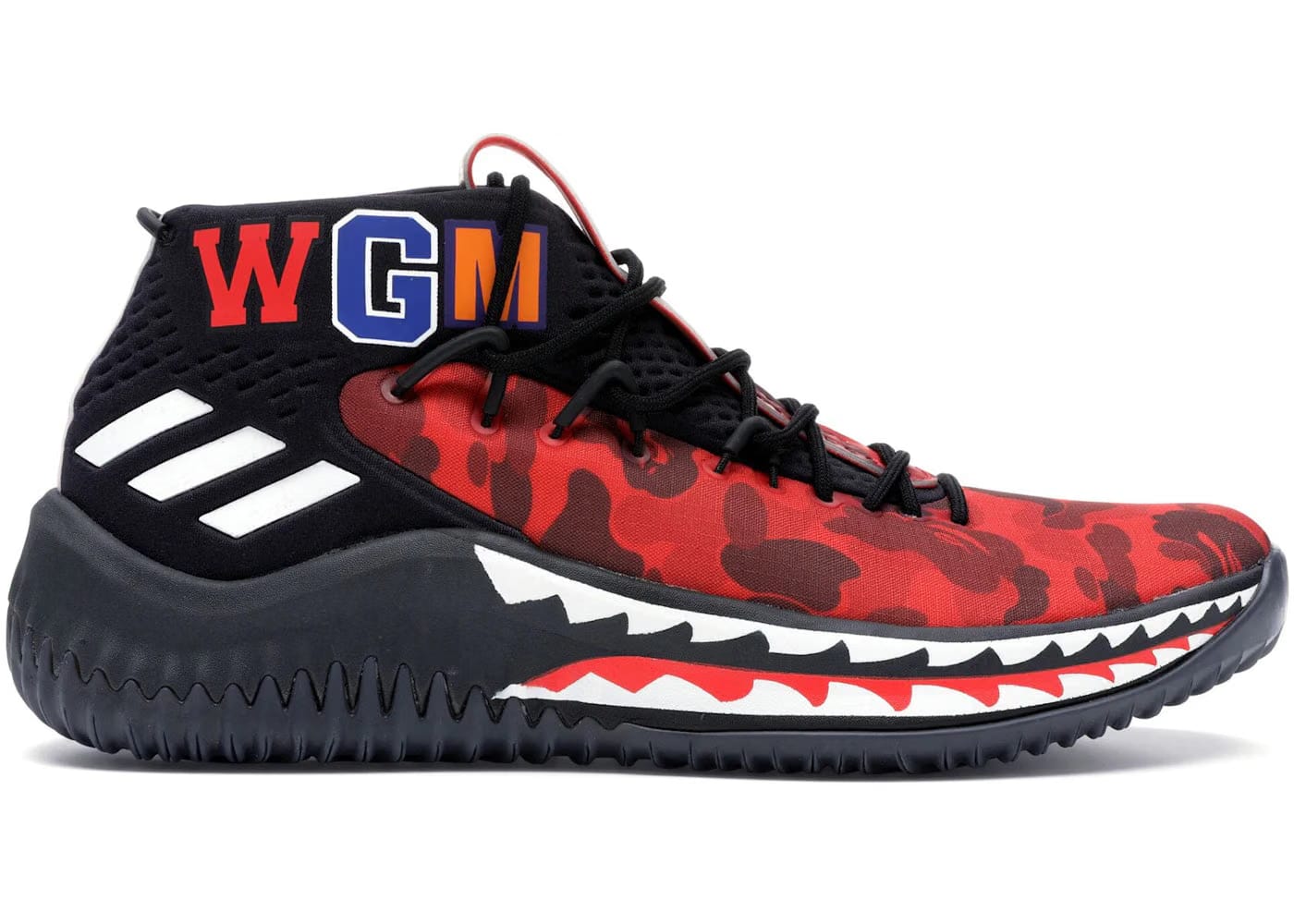 Adidas Dame 4 A Bathing Ape Red