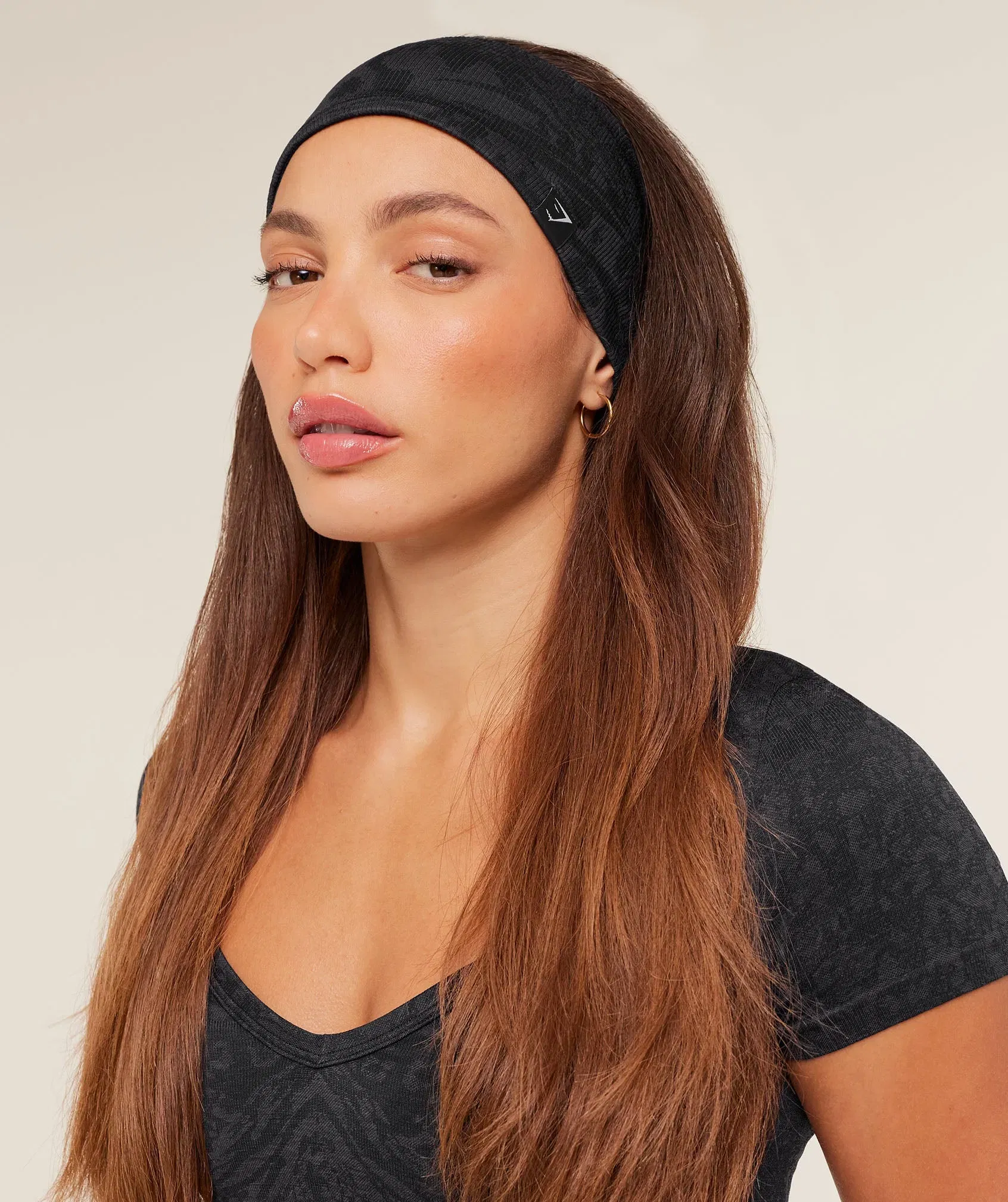 Women's Gymshark Adapt Seamless Headband GS Black