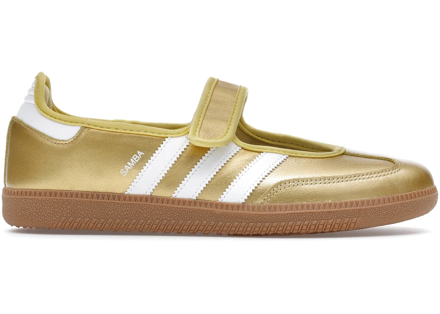 Adidas Samba Jane Gold Metallic White Womens