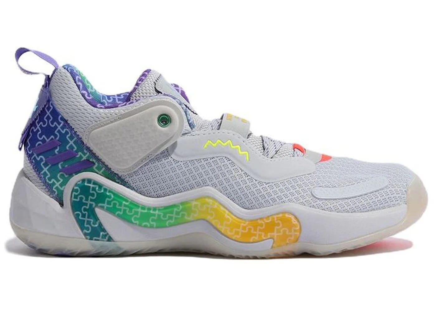 Adidas D.O.N. Issue #3 Grey Rainbow