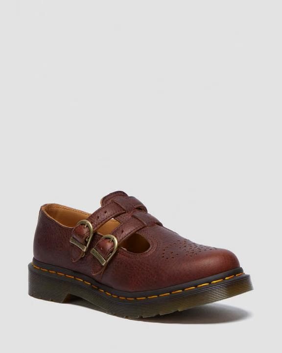 Dr Martens Ambassador Mary Jane Shoes - Cashew