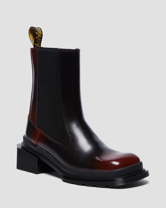 Dr Martens Maybole - Black+Cherry Red