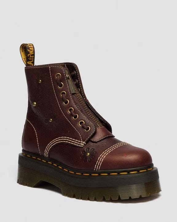 Dr Martens Sinclair Flower - Dark Brown