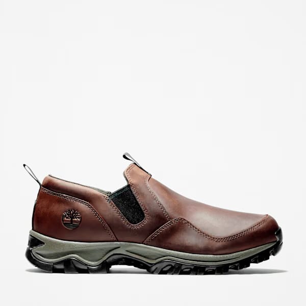 Timberland Mt Maddsen Slip-On Hiking Shoe Dark Brown Full-Grain Men'S