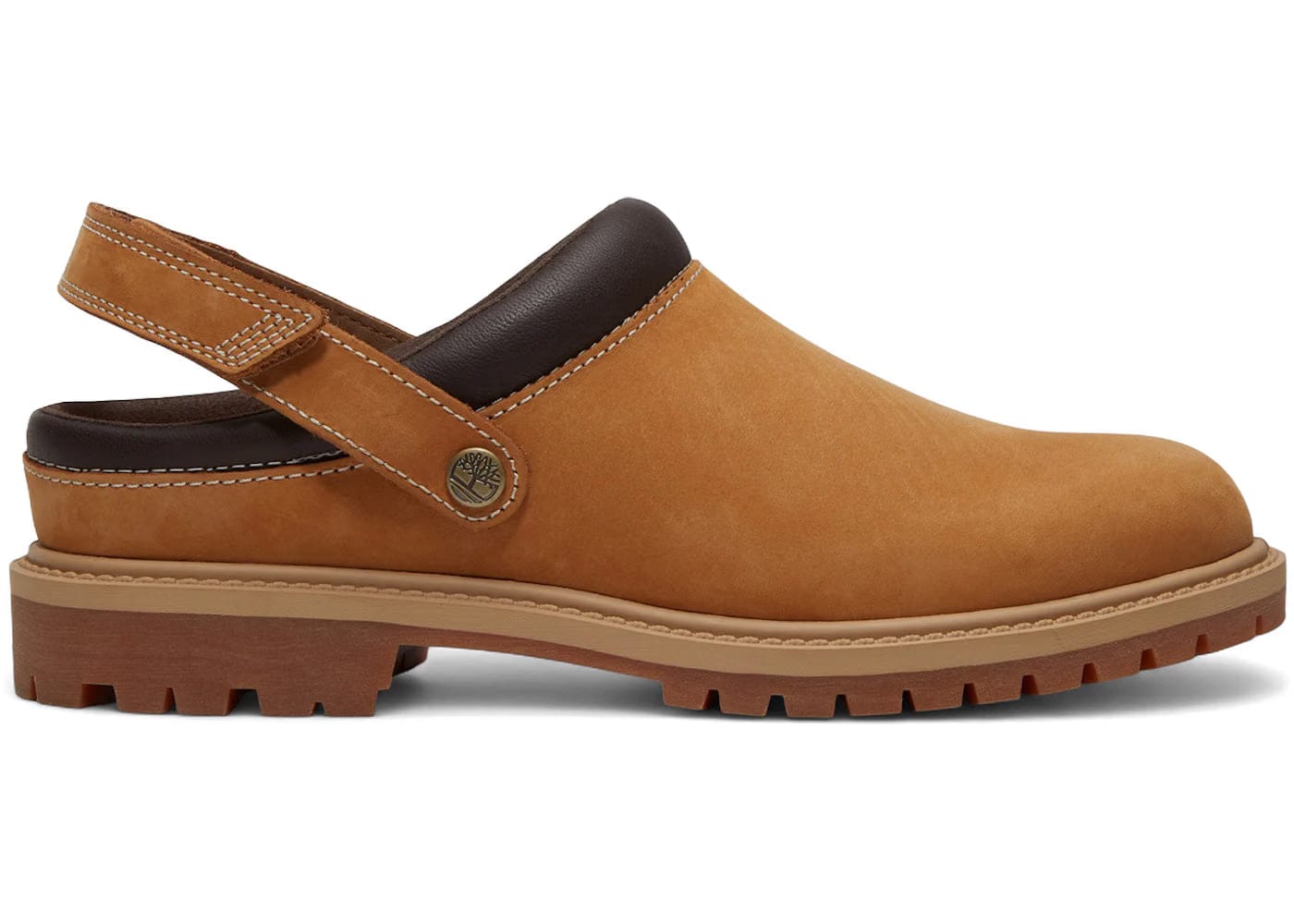 Timberland Premium Convertible Clog Wheat Nubuck Womens