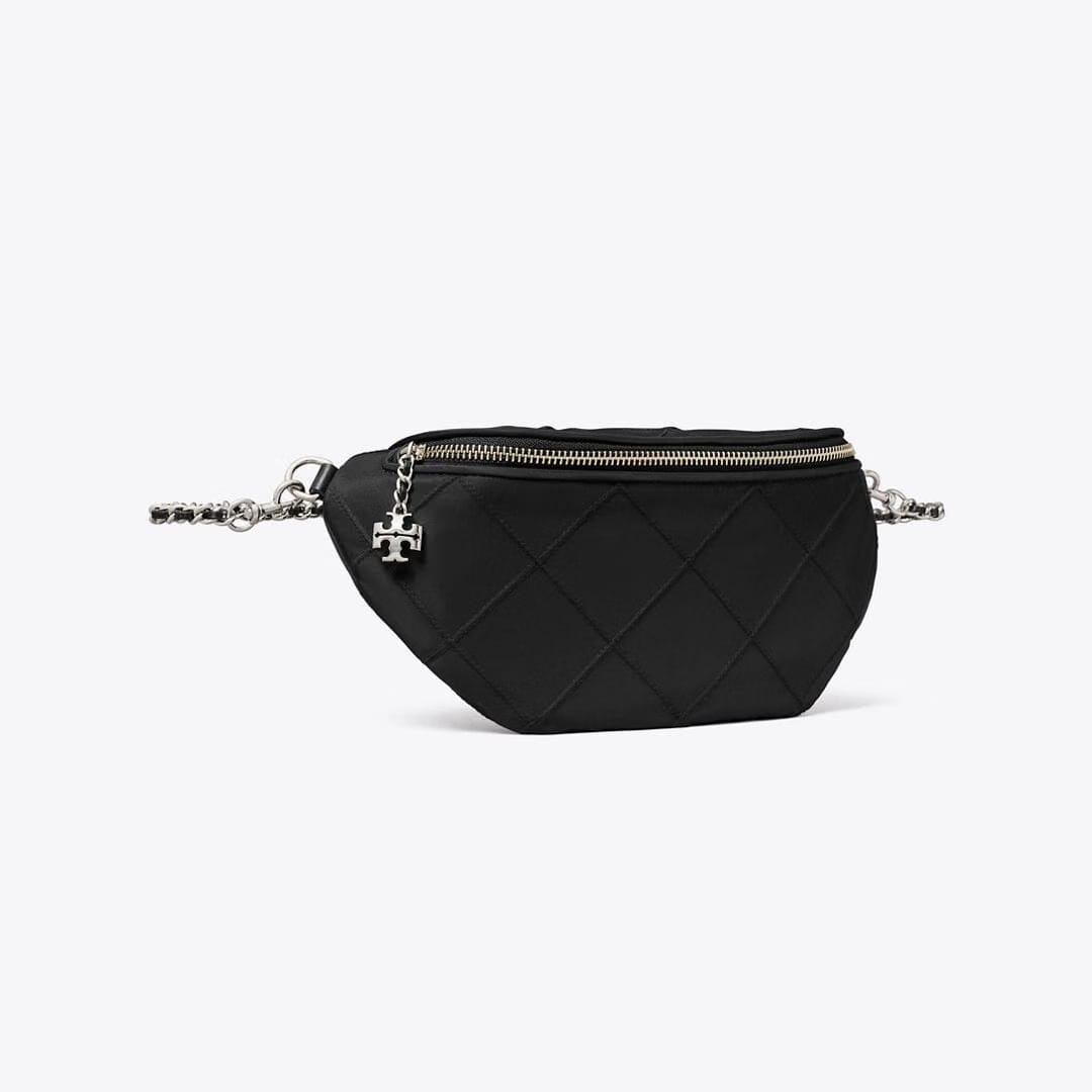 Tory Burch Fleming Nylon Belt Bag Black