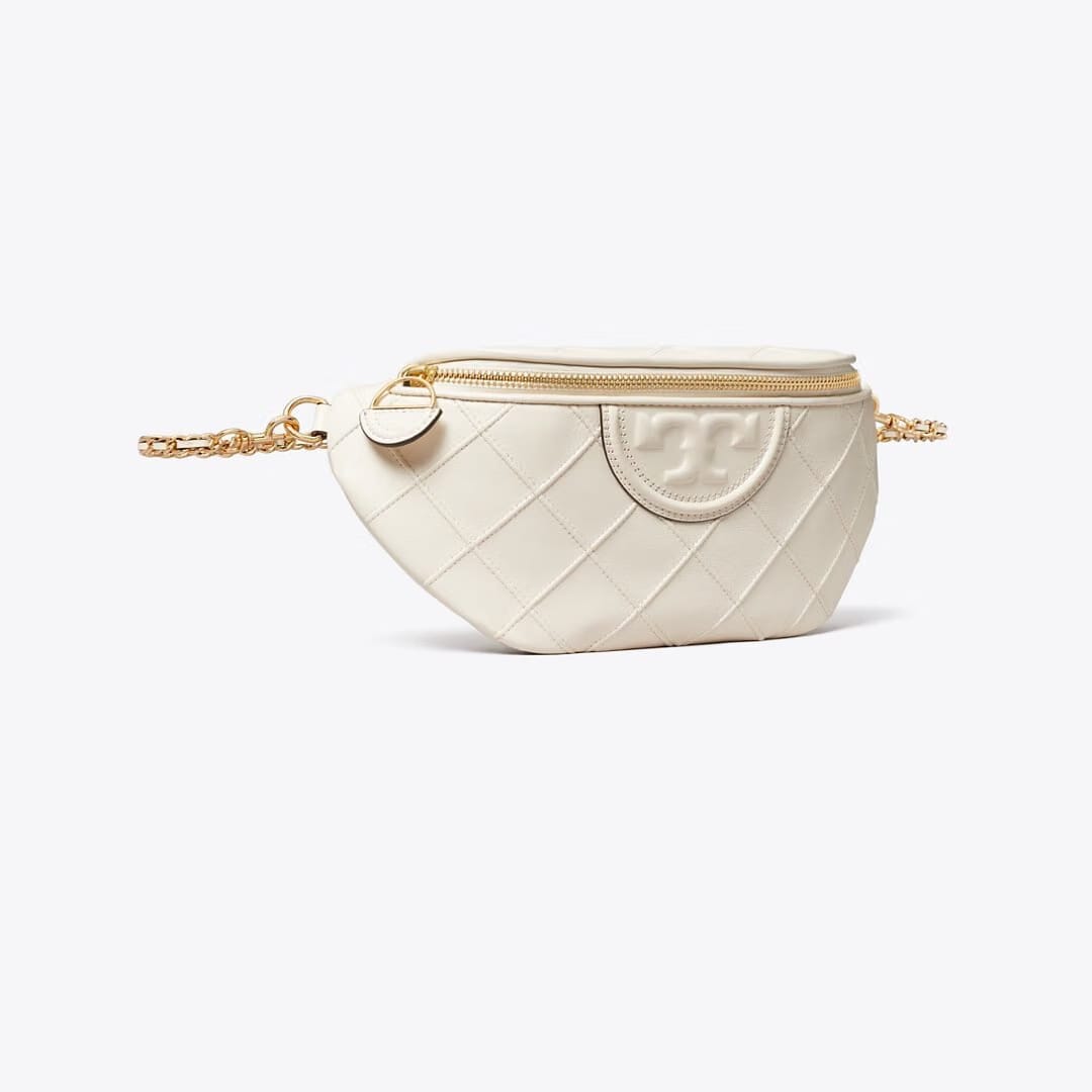 Tory Burch Fleming Soft Belt Bag Light Cream