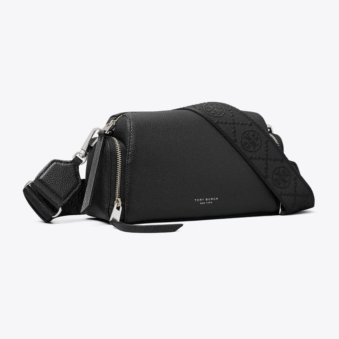 Tory Burch Perry Voyager Crossbody Bag Black