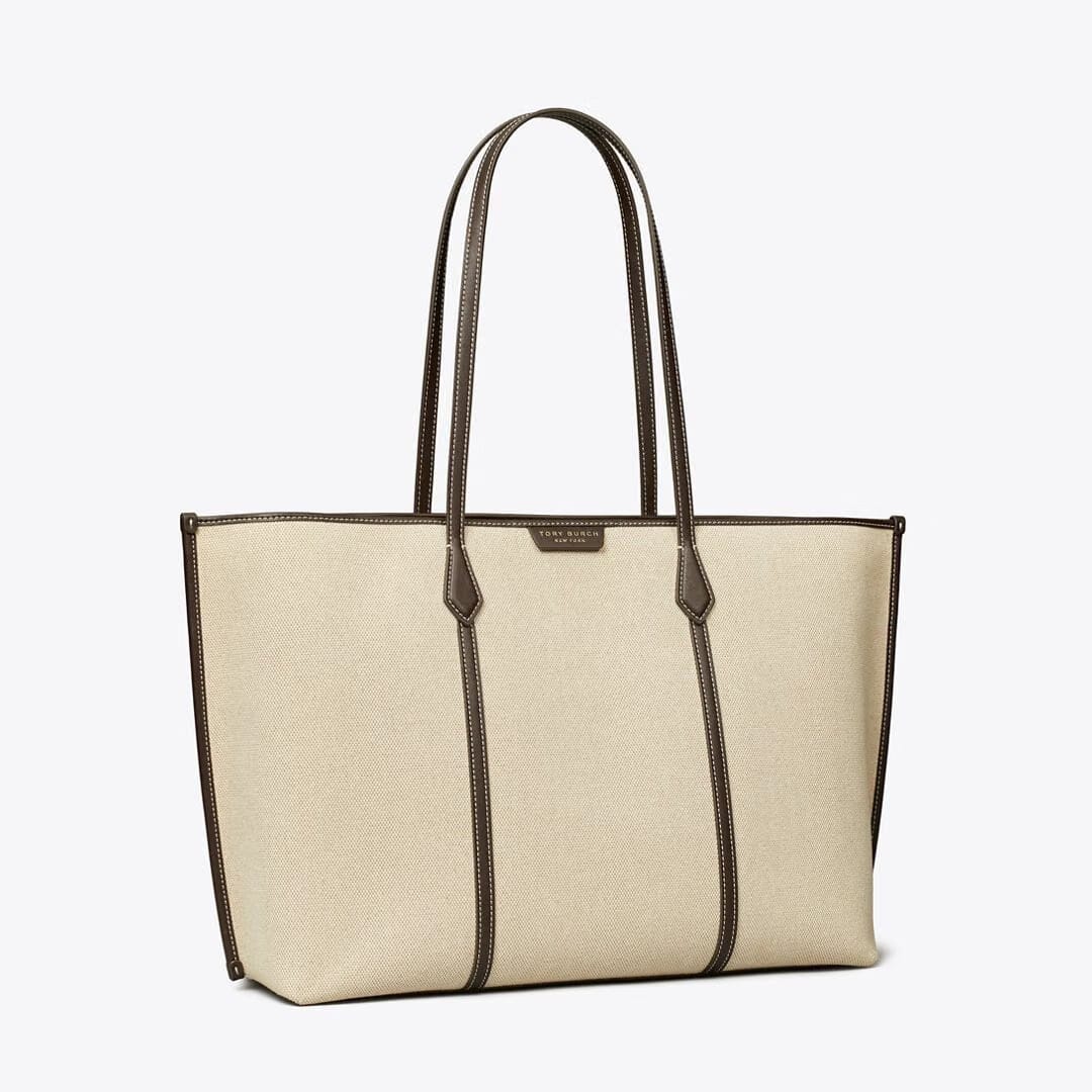 Tory Burch Perry Canvas Tote Natural