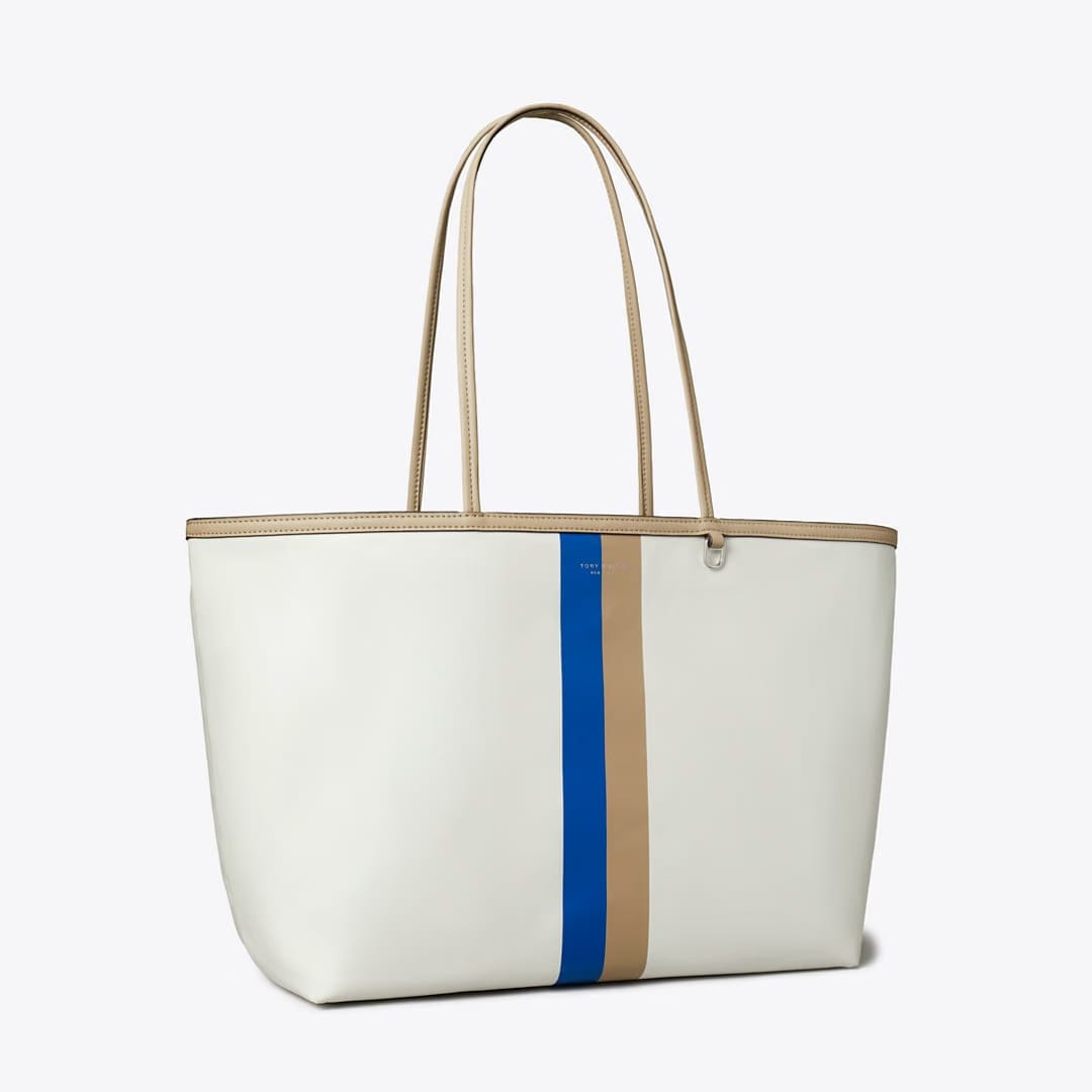 Tory Burch Racer Tote Bianco